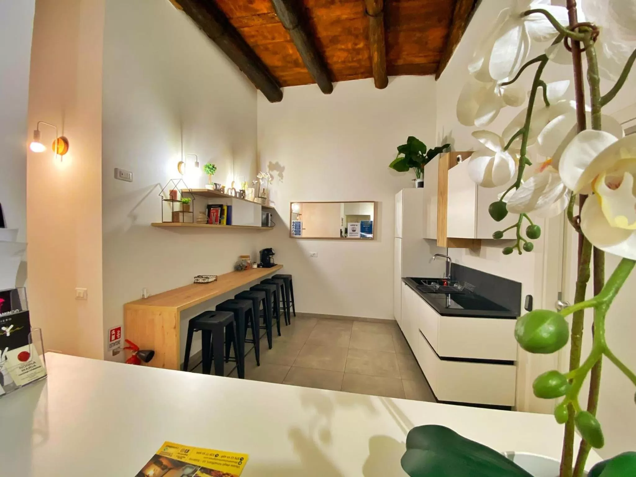 Kitchen or kitchenette in B&B Salerno IN Centro