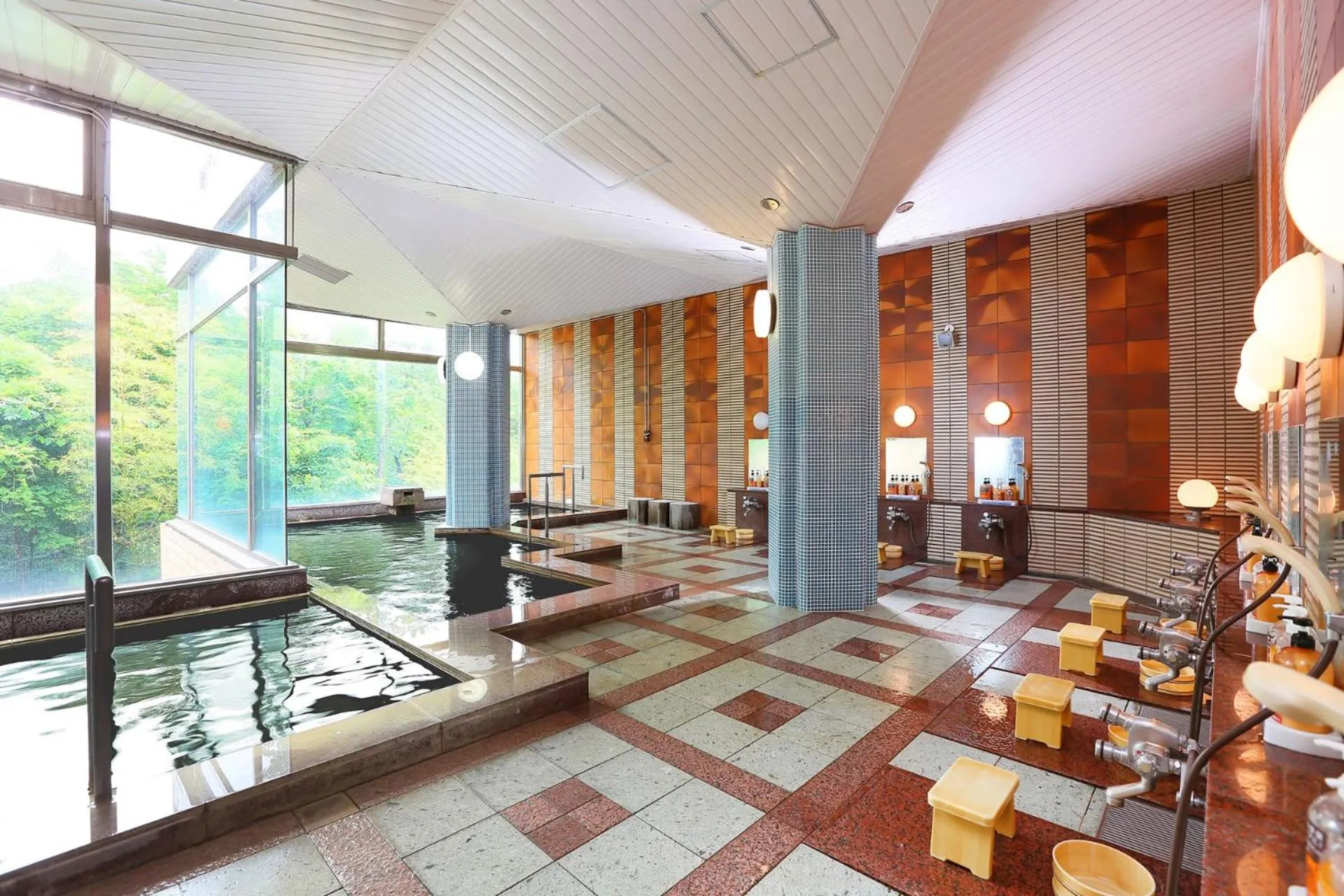 Hot Spring Bath in Hotel Floracion Nasu