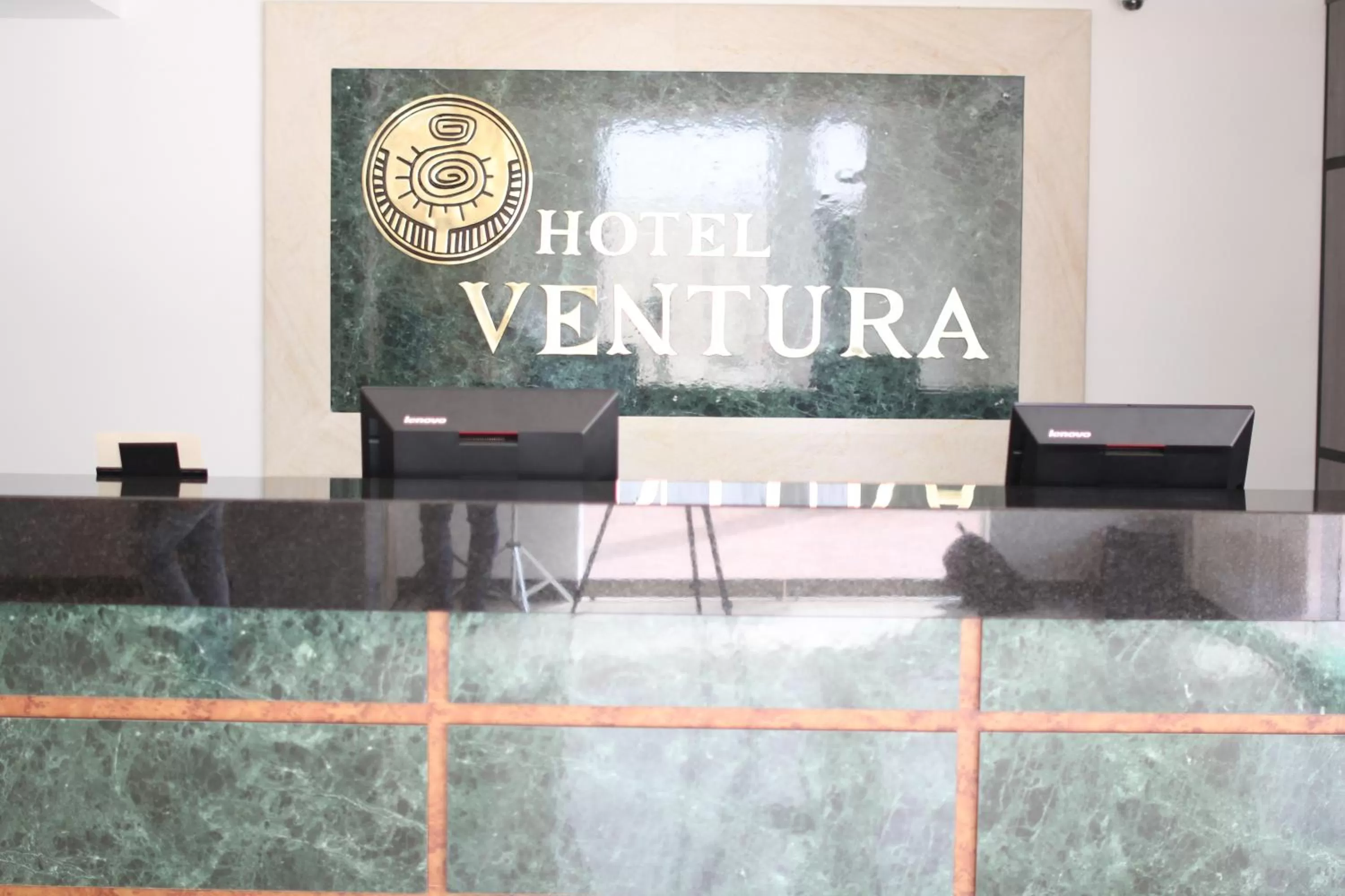Lobby or reception in Hotel Ventura