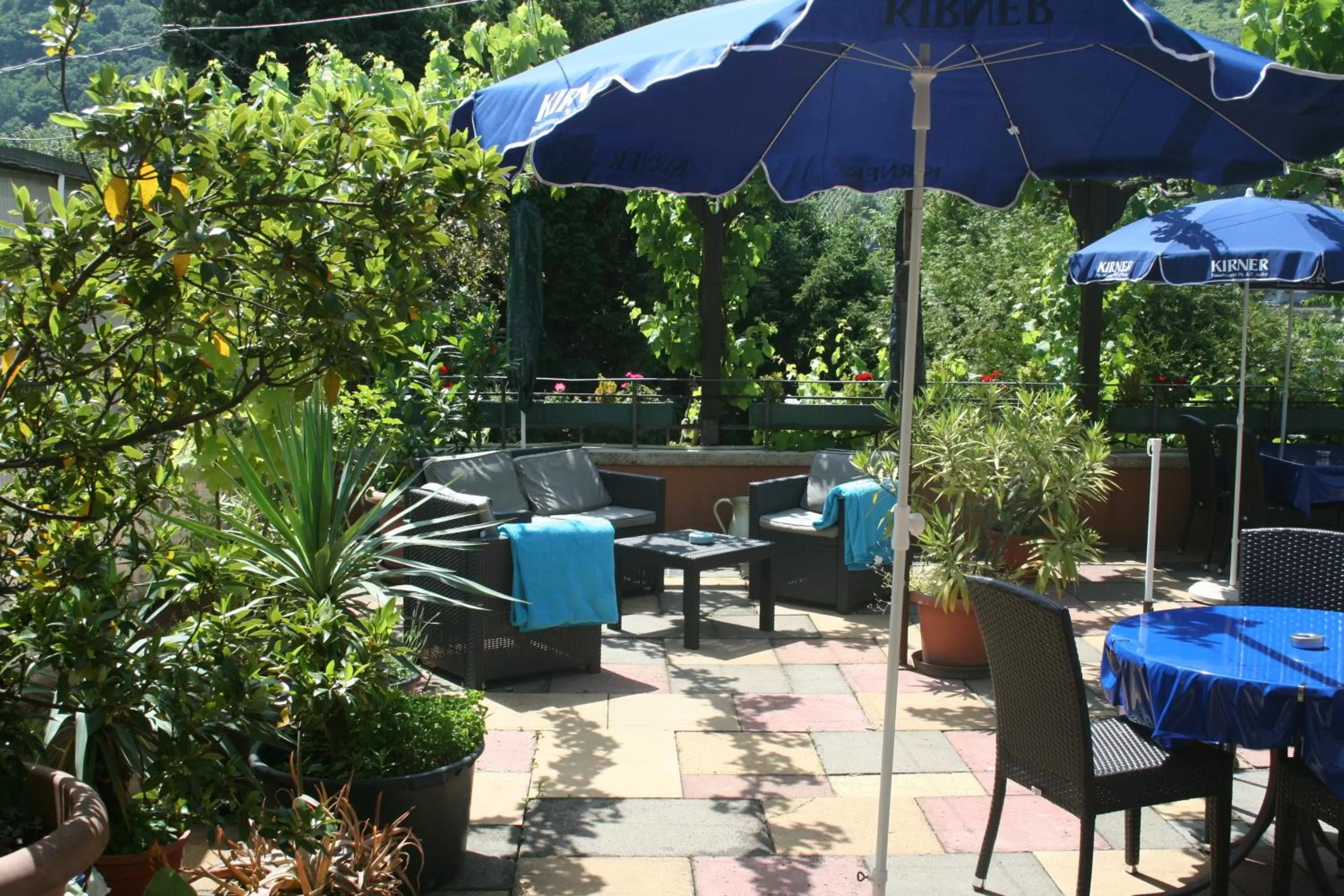 Balcony/Terrace in Mosel Weinhotel Steffensberg
