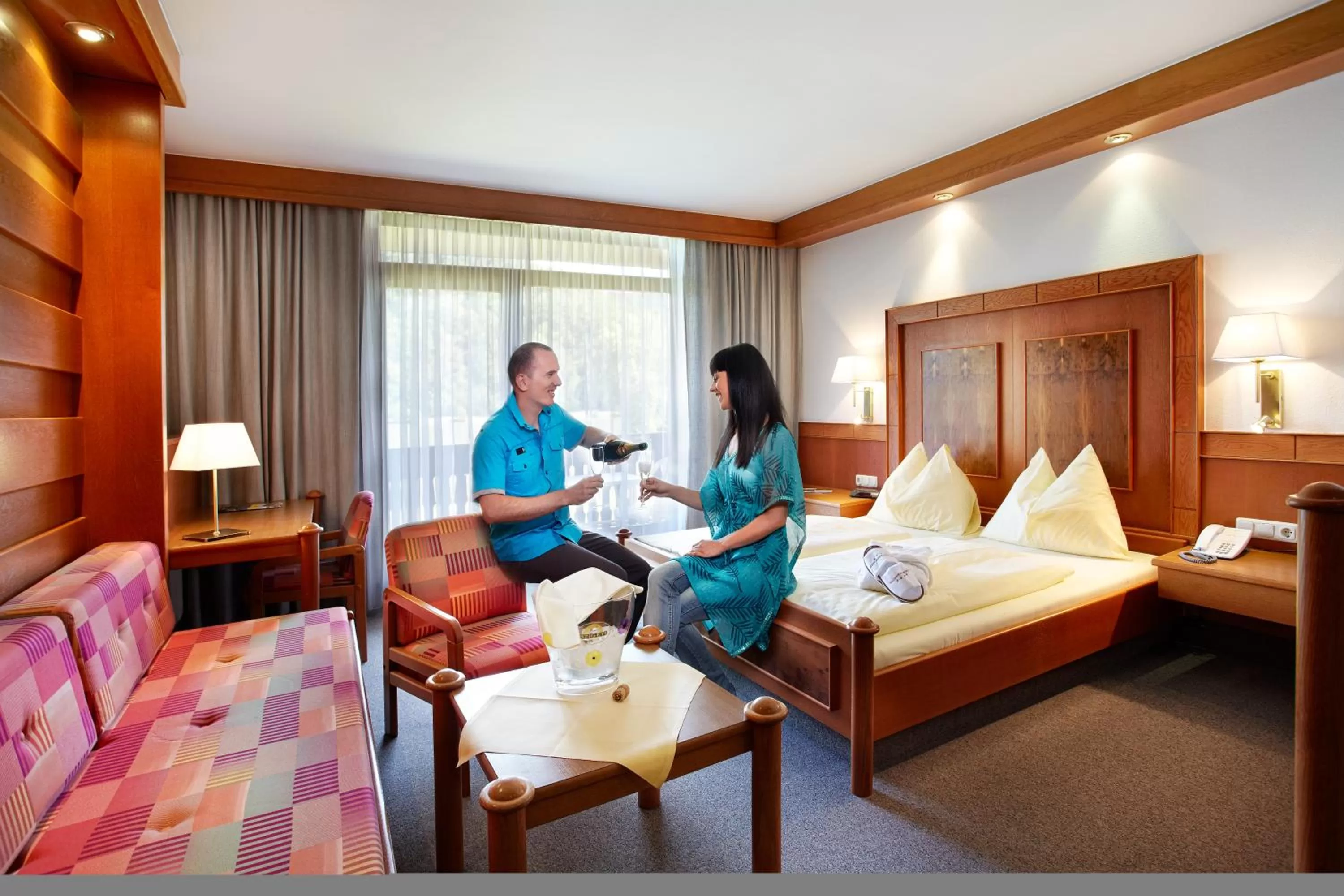 Photo of the whole room, Bed in Riverresort Donauschlinge