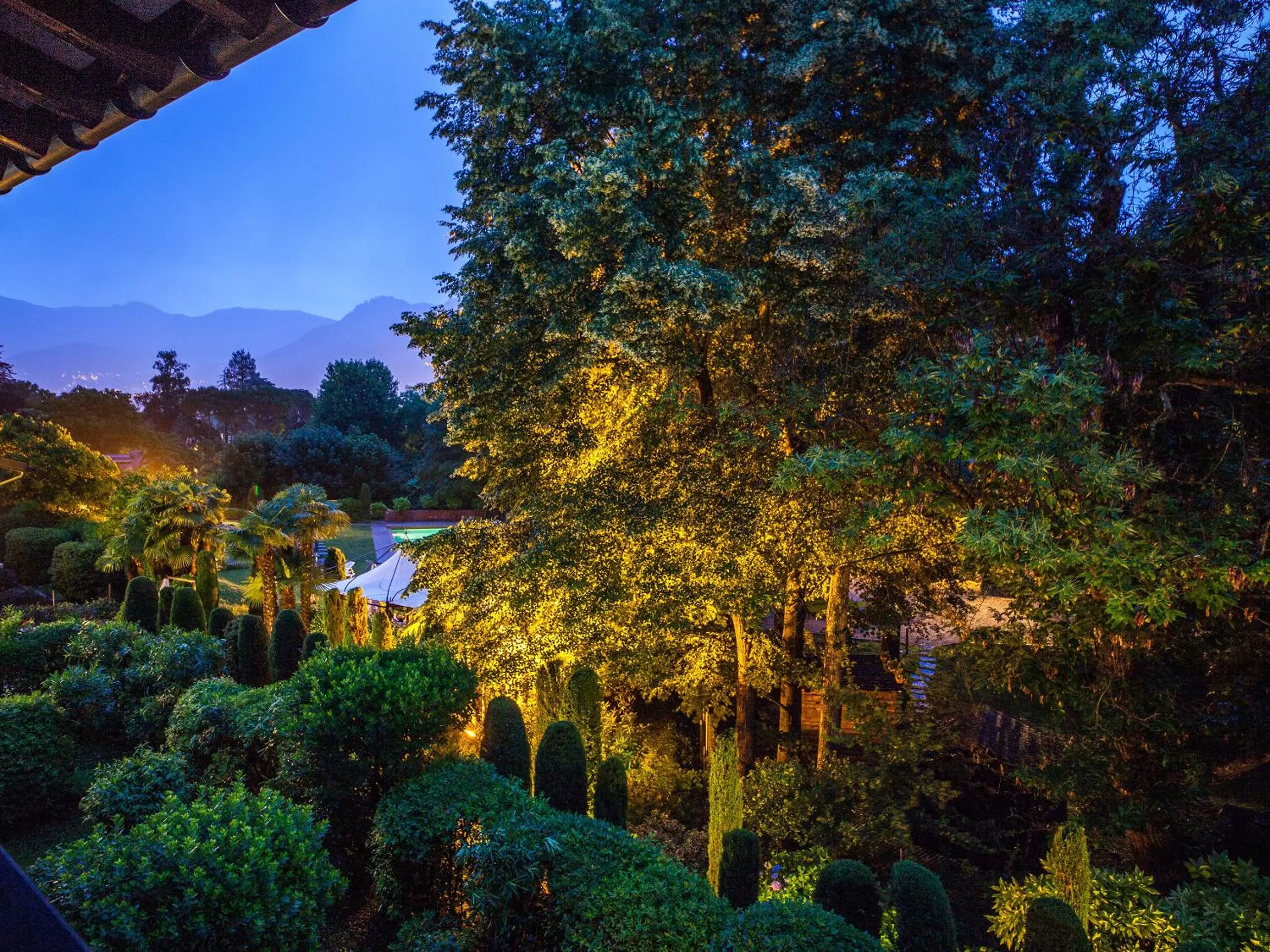 Garden view in Park Hotel Principe