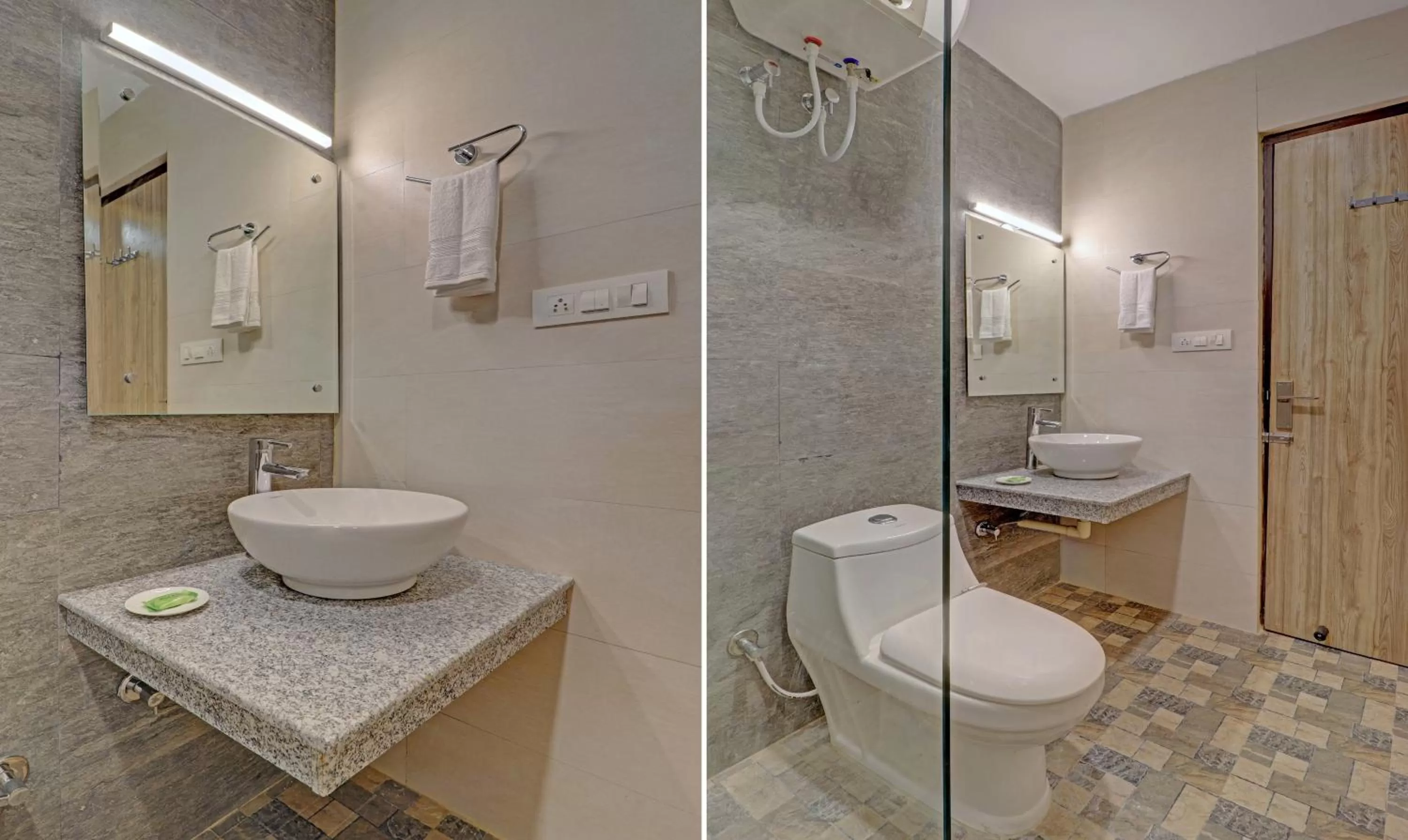 Bathroom in Treebo Ortus Residency