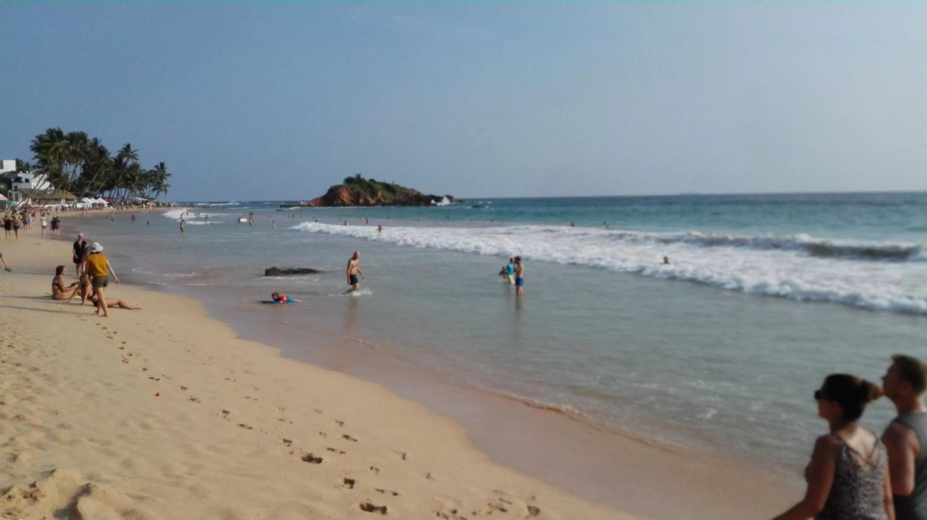 People, Beach in Sanda Hiru Guest