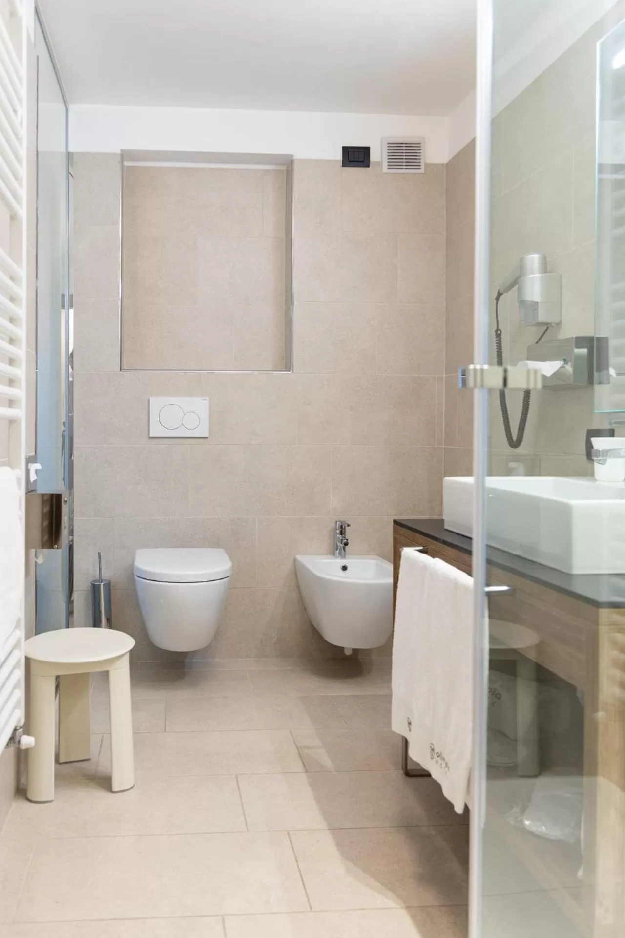 Shower in Olimpia Hotel