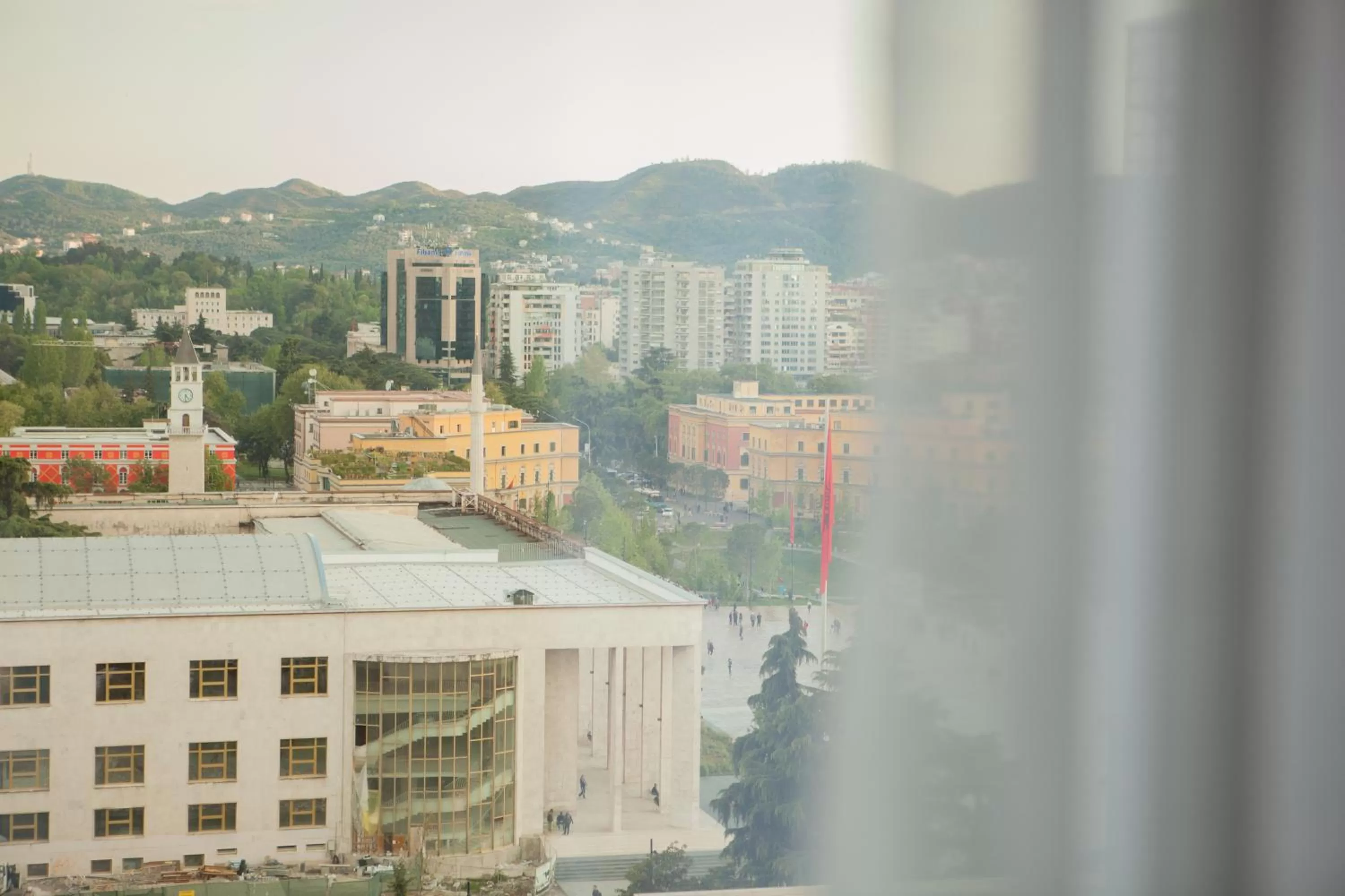 City view in Rooftop Tirana