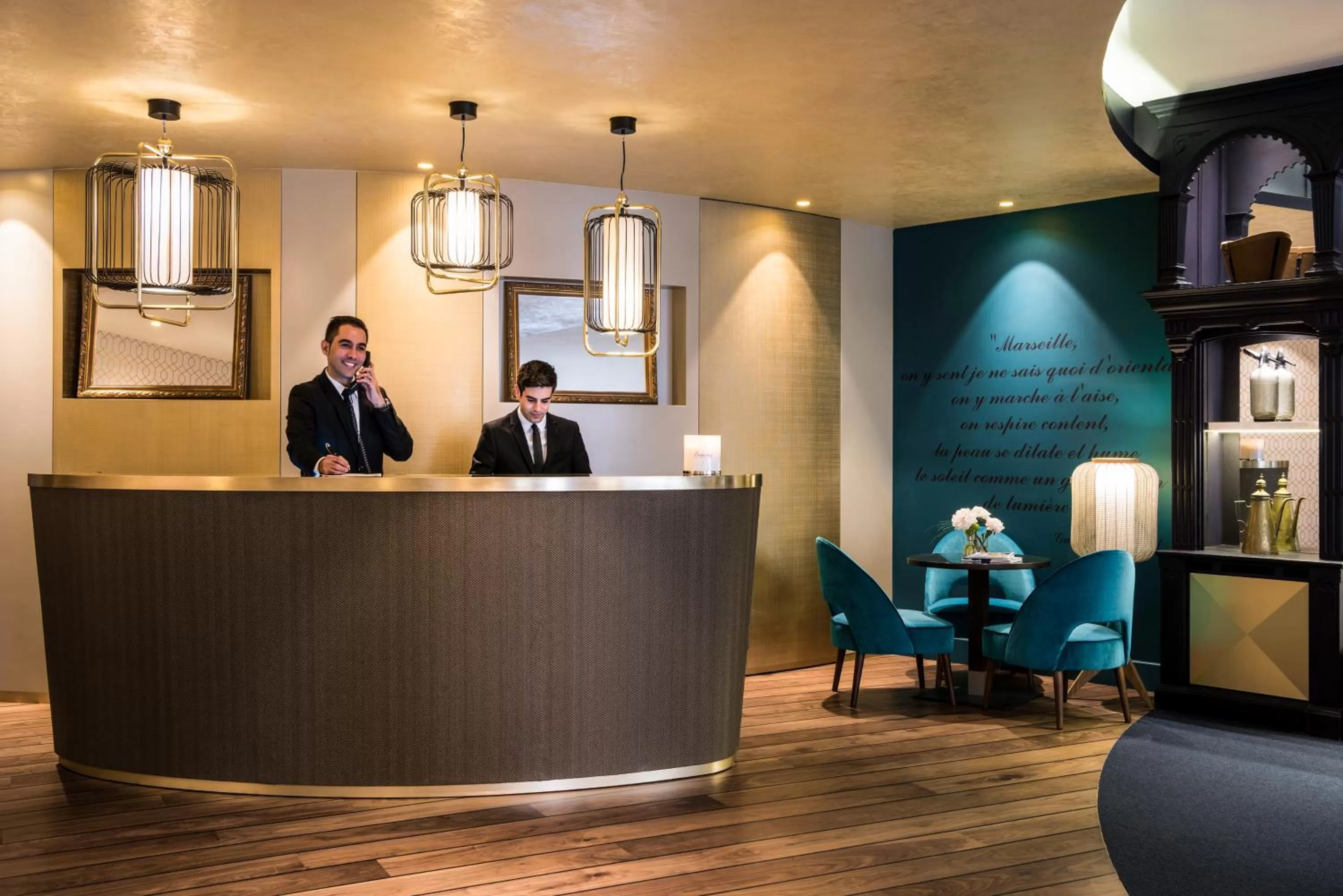 Lobby or reception in Grand Hotel Beauvau Marseille Vieux-Port - MGallery Collection