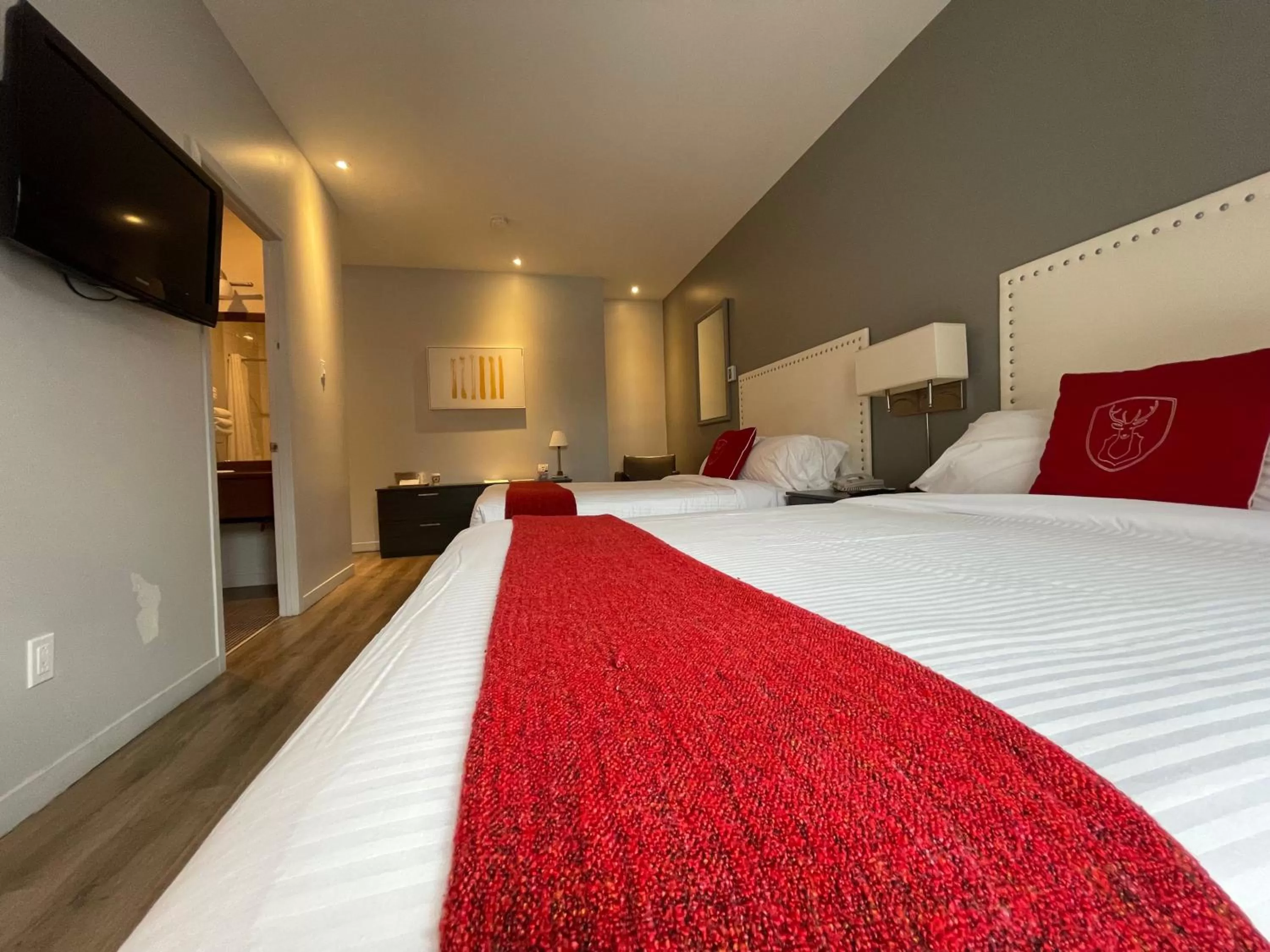 Bedroom, Bed in Hotel du Nord