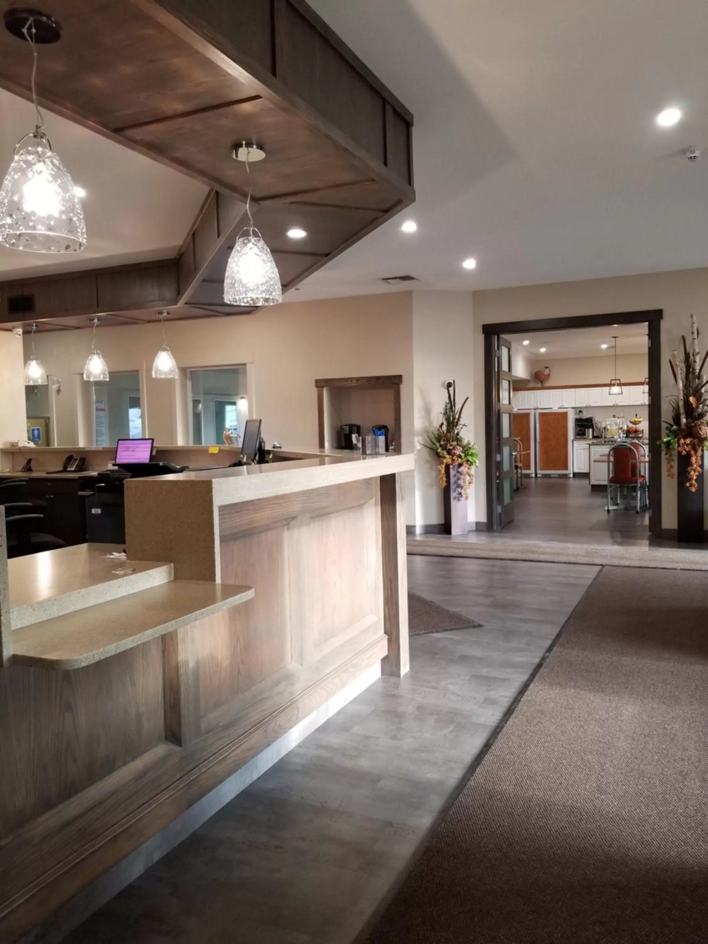 Lobby or reception in Western Budget Motel Leduc #3