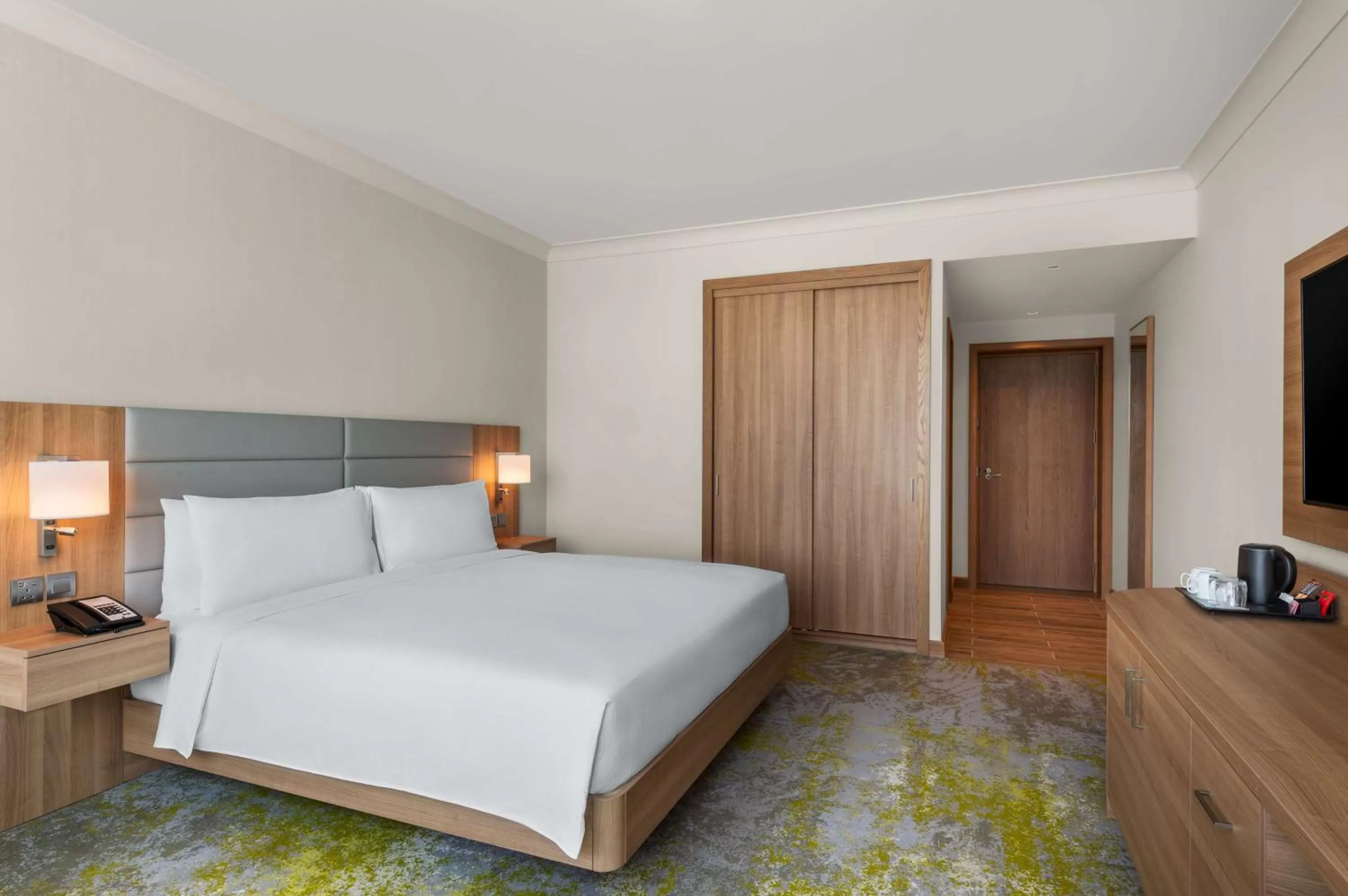 Bed in Hilton Garden Inn Kuwait