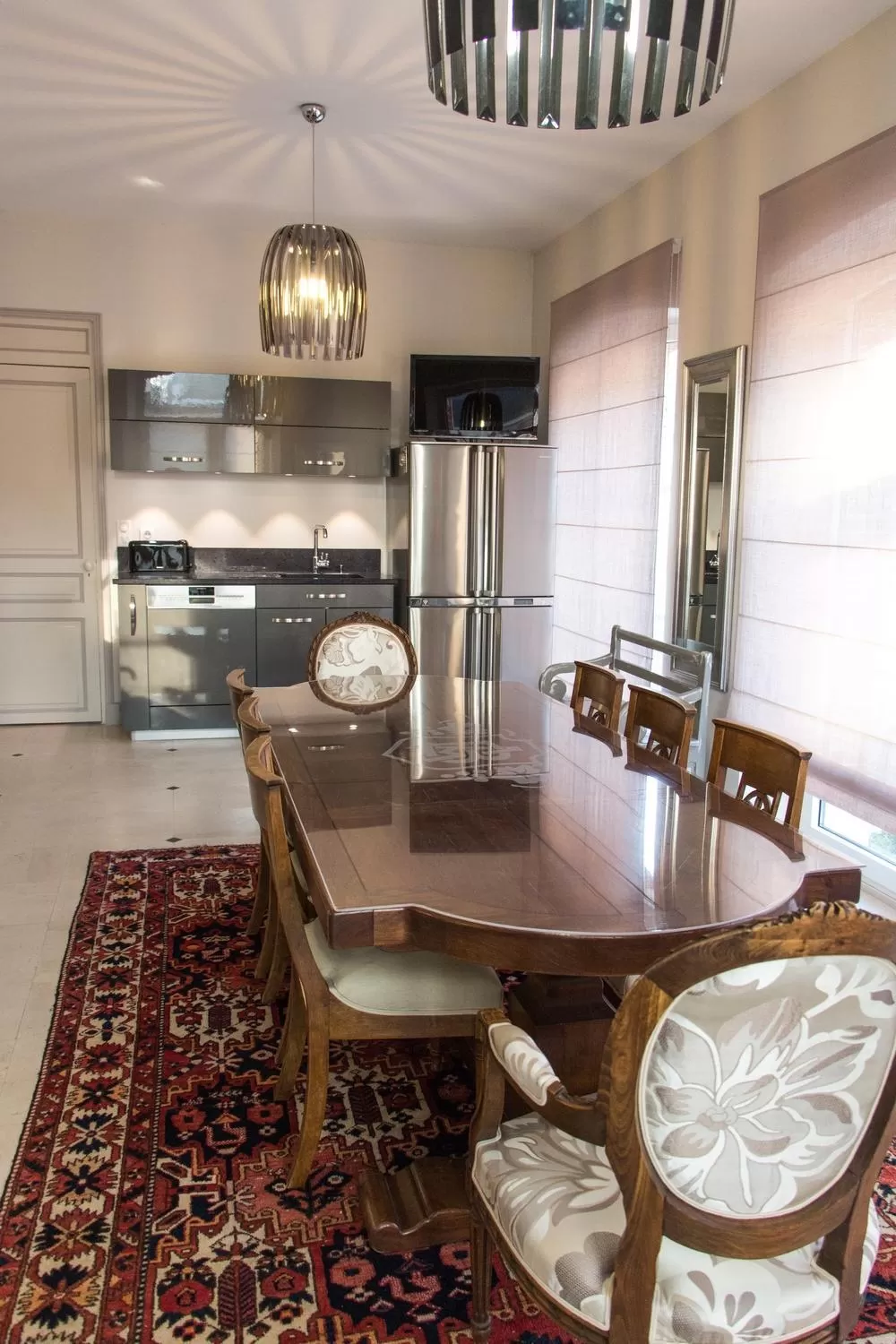 Dining area, Kitchen/Kitchenette in Champagne André Bergère