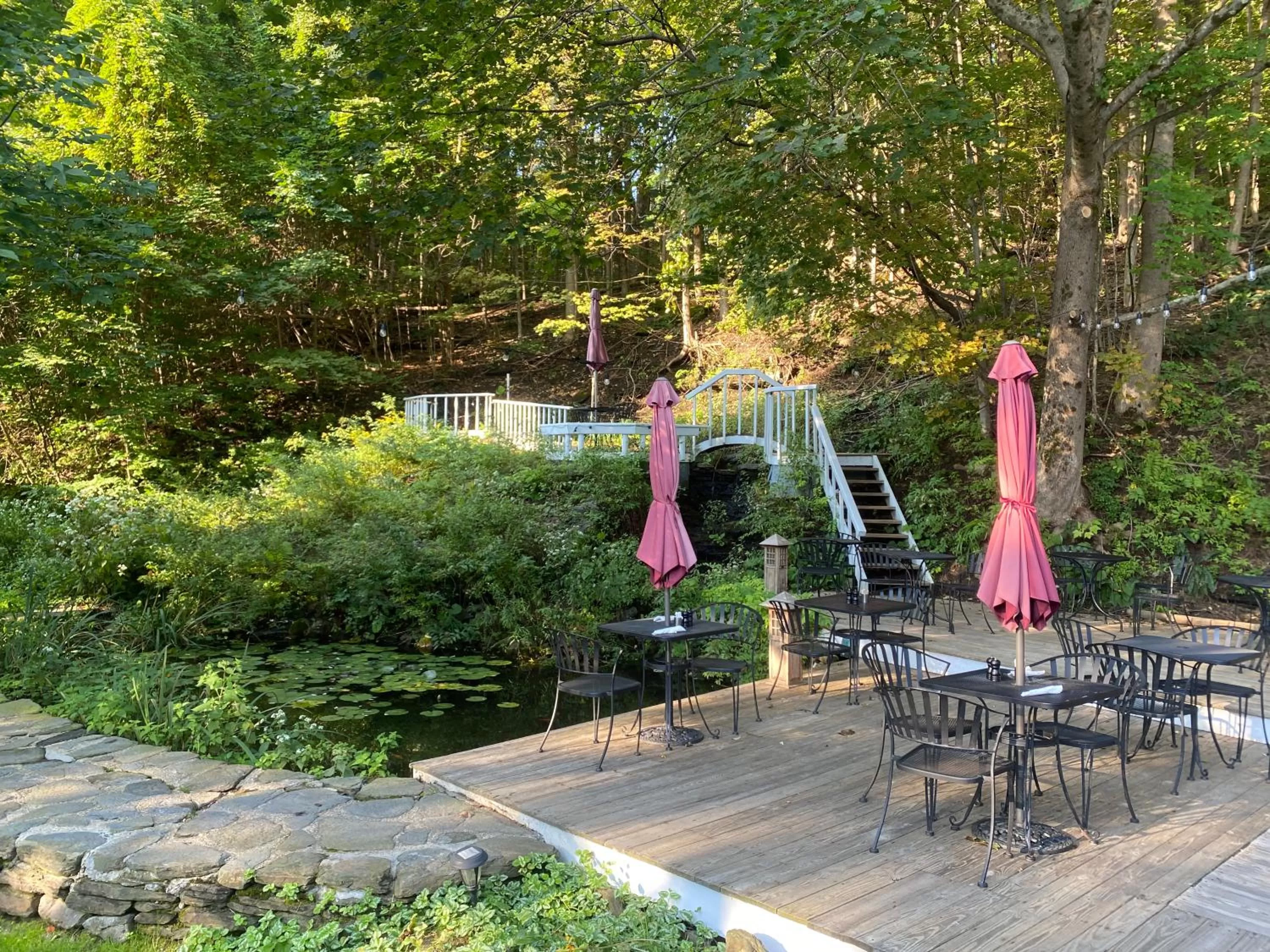 Patio in The Cornell Inn, Lenox & The Berkshires