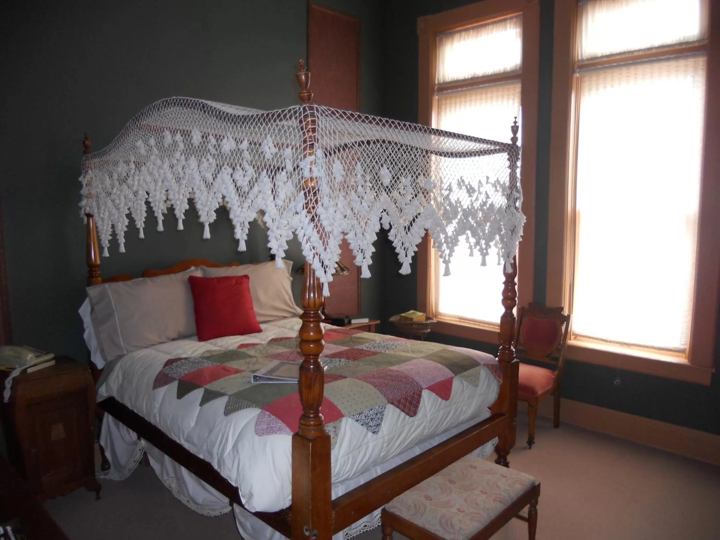 Photo of the whole room, Bed in LandMark Inn at the Historic Bank of Oberlin