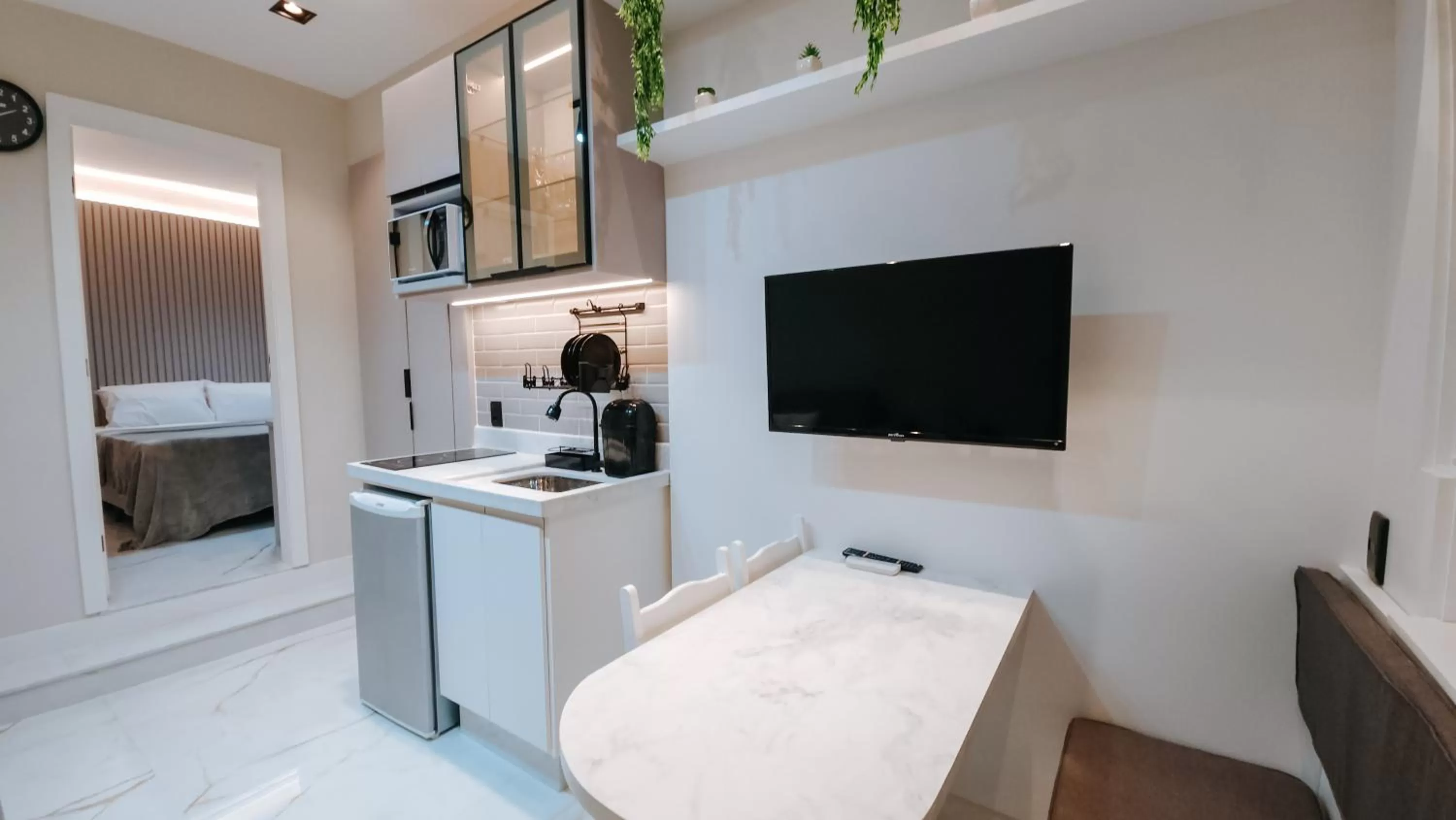 Seating area, Bed in Pousada Água Marinha