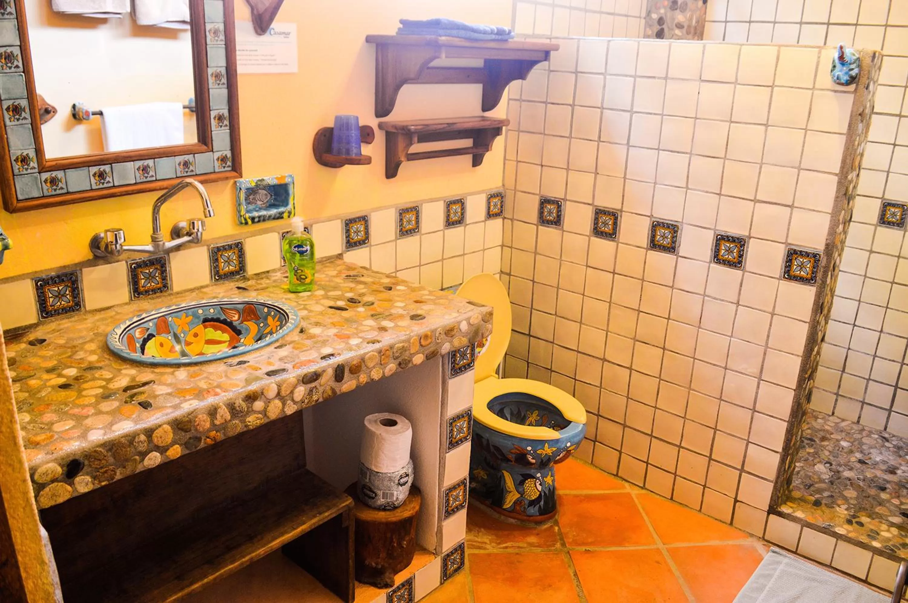 Bathroom in Hotel Casamar Suites