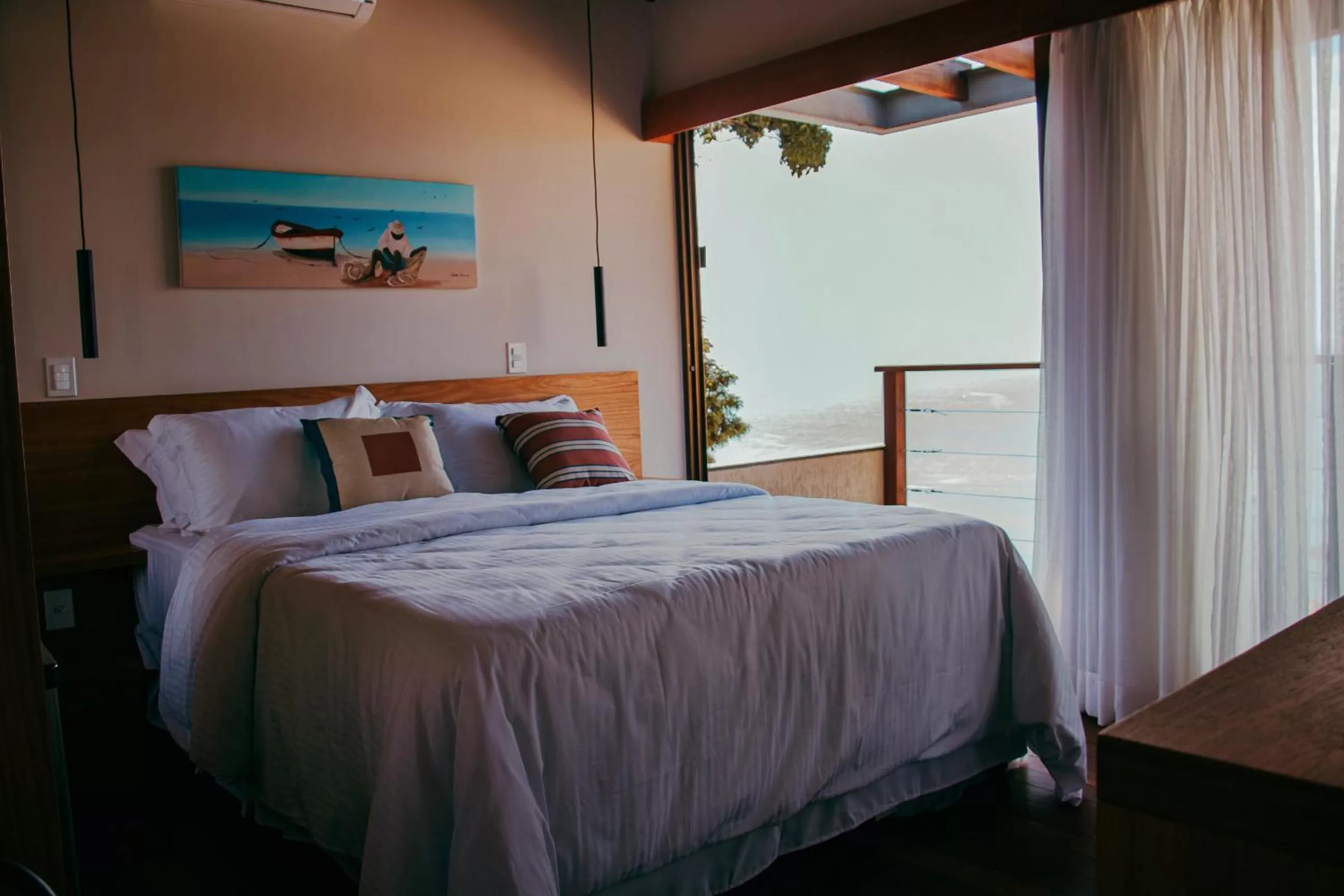 Bed in Casa Mirador Boutique Hotel