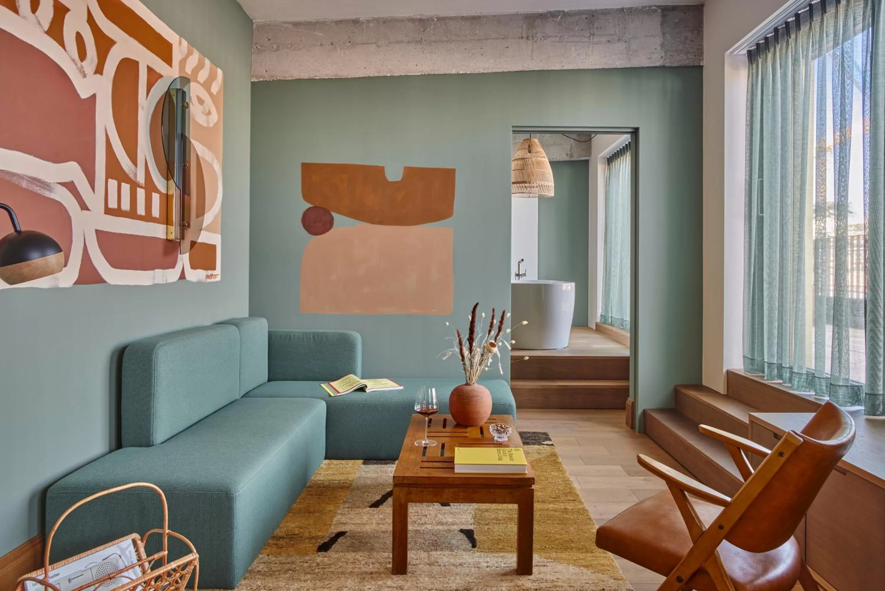 Living room in WunderLocke Munich