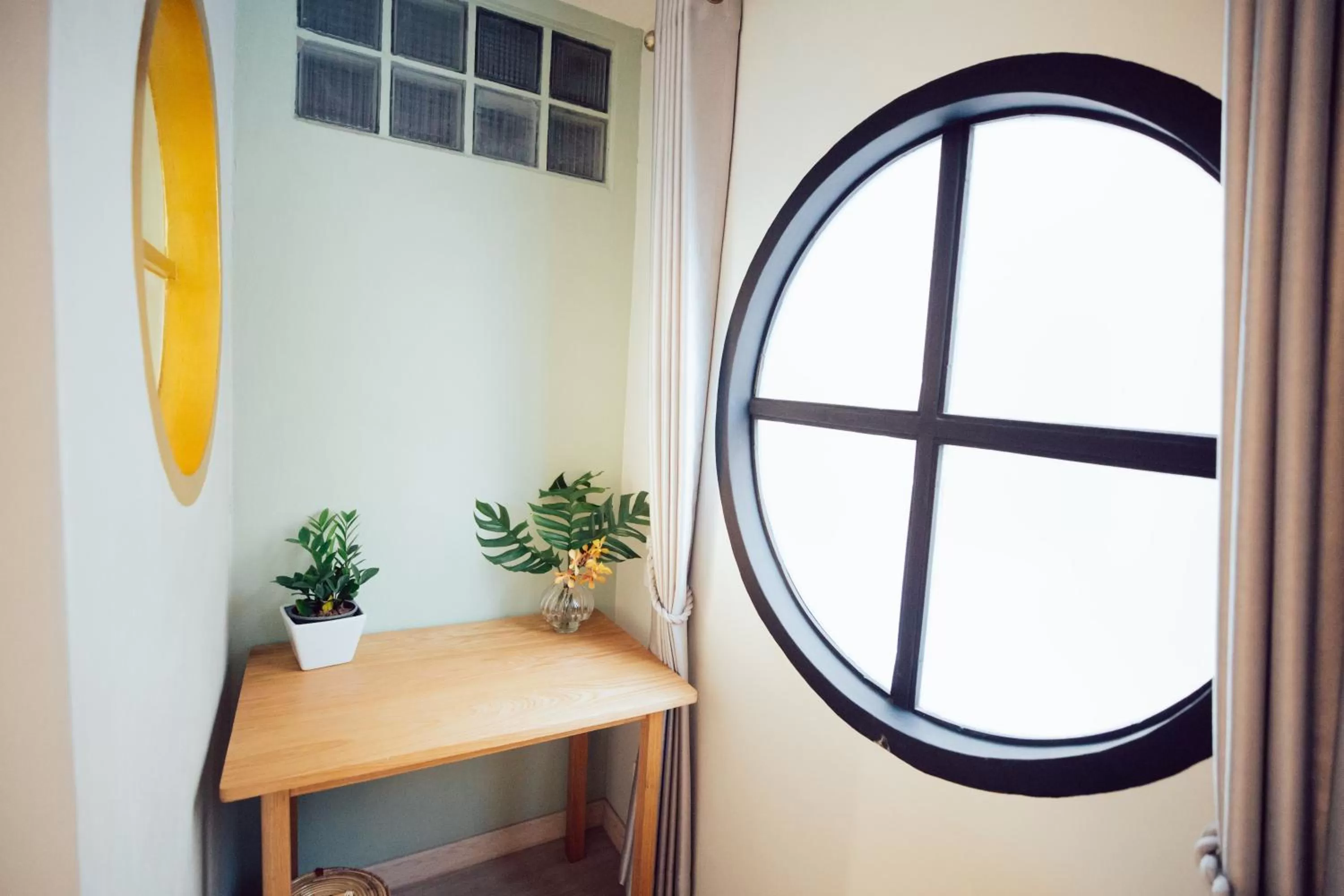 Seating area in J's Cafe and Poshtel