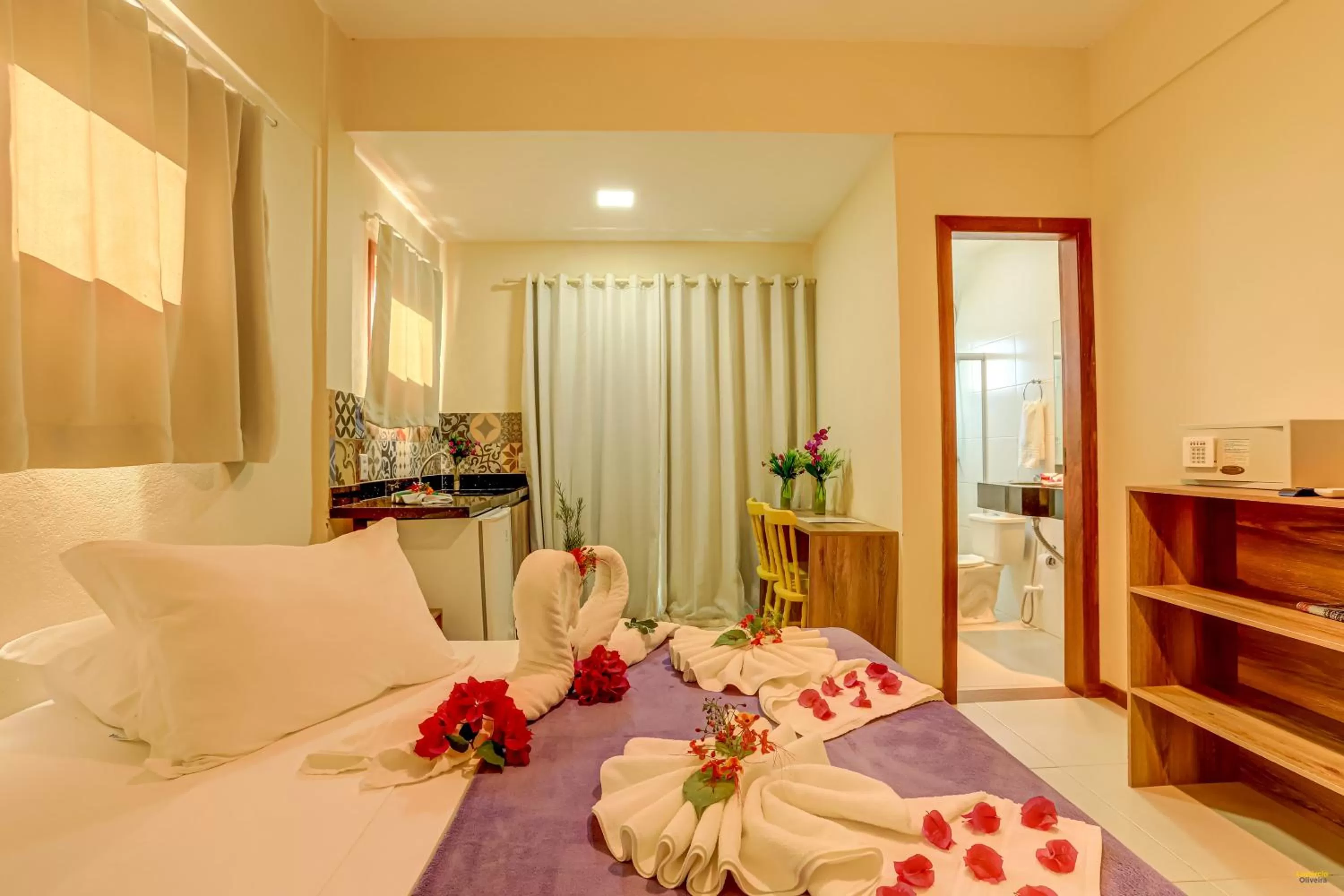 Photo of the whole room, Bed in i9 Quixaba Flat