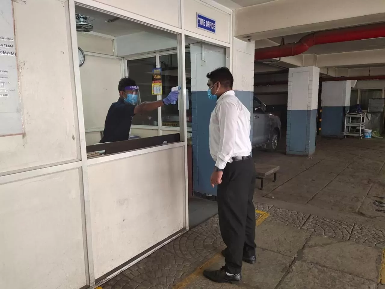 Staff in Hampshire Plaza