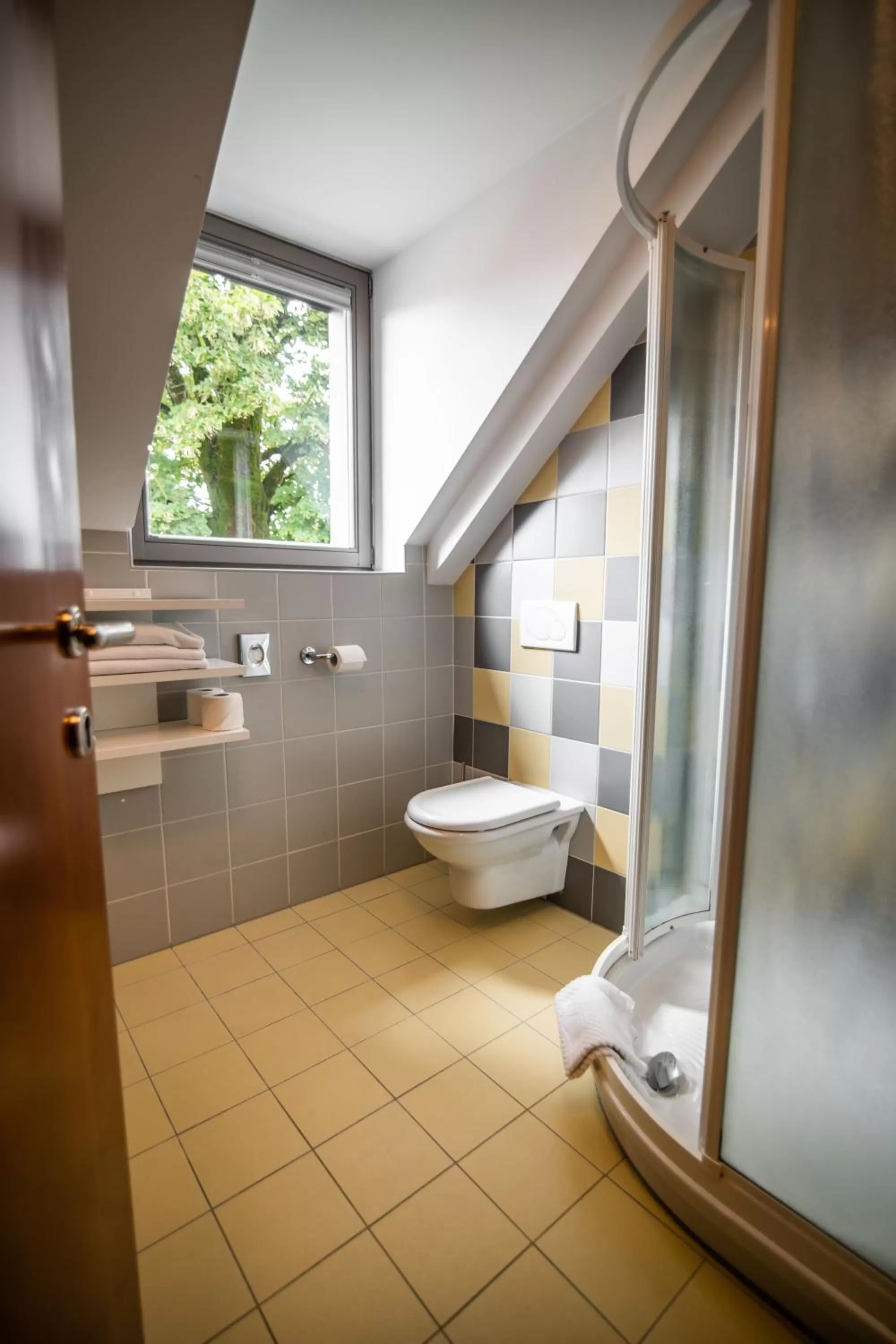 Shower in Hotel Dvor Jezersek Brnik