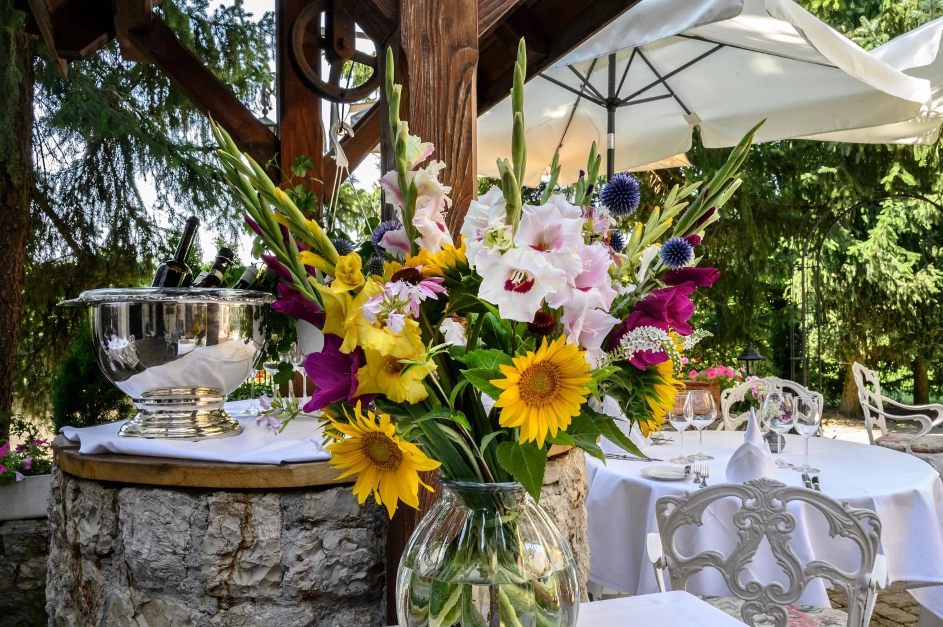 Garden in Romantik Hotel zu den drei Sternen
