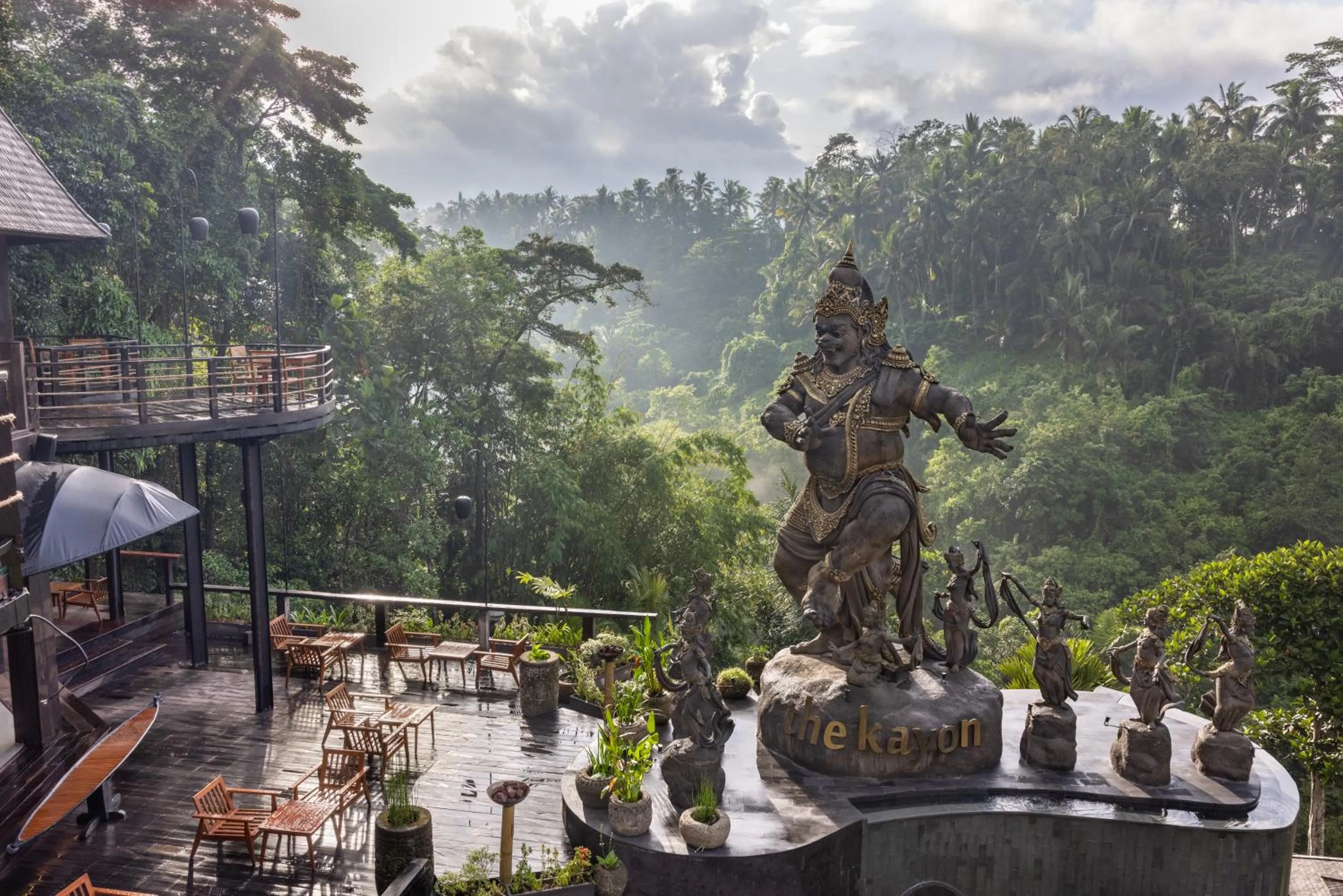 View (from property/room) in The Kayon Valley Resort