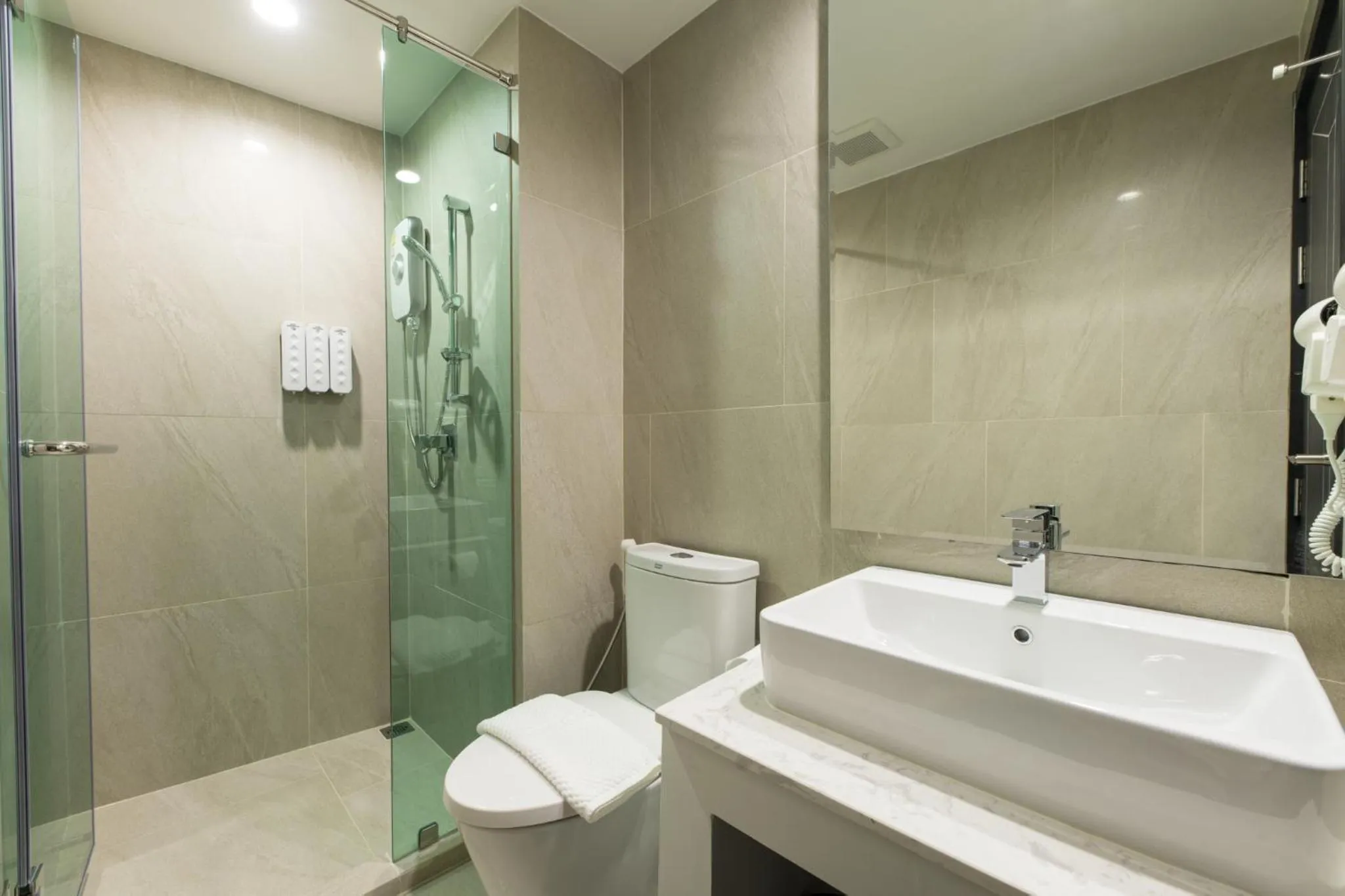 Shower in Salee Boutique Hotel