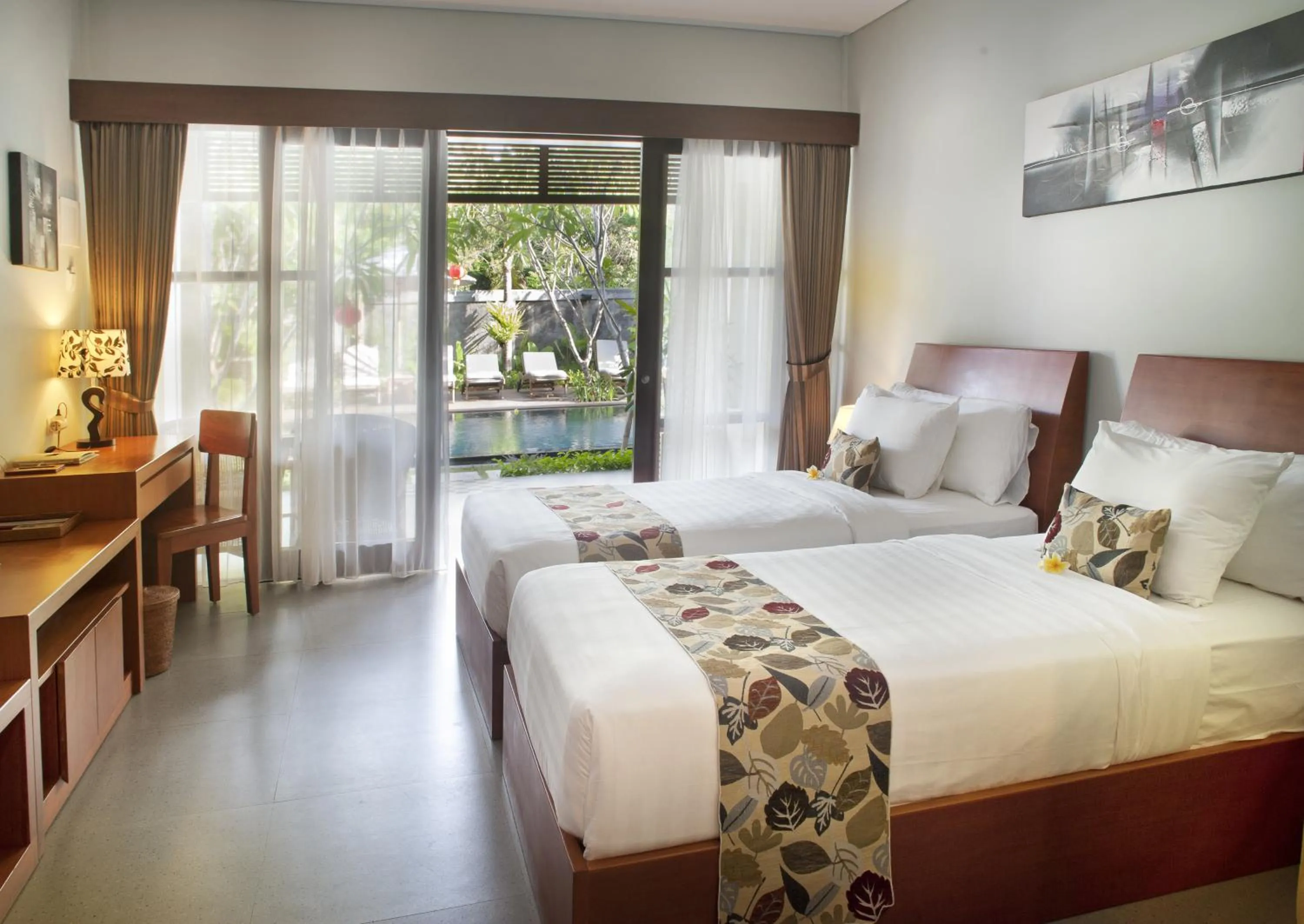 Bedroom, Bed in The Astari Villa and Residence