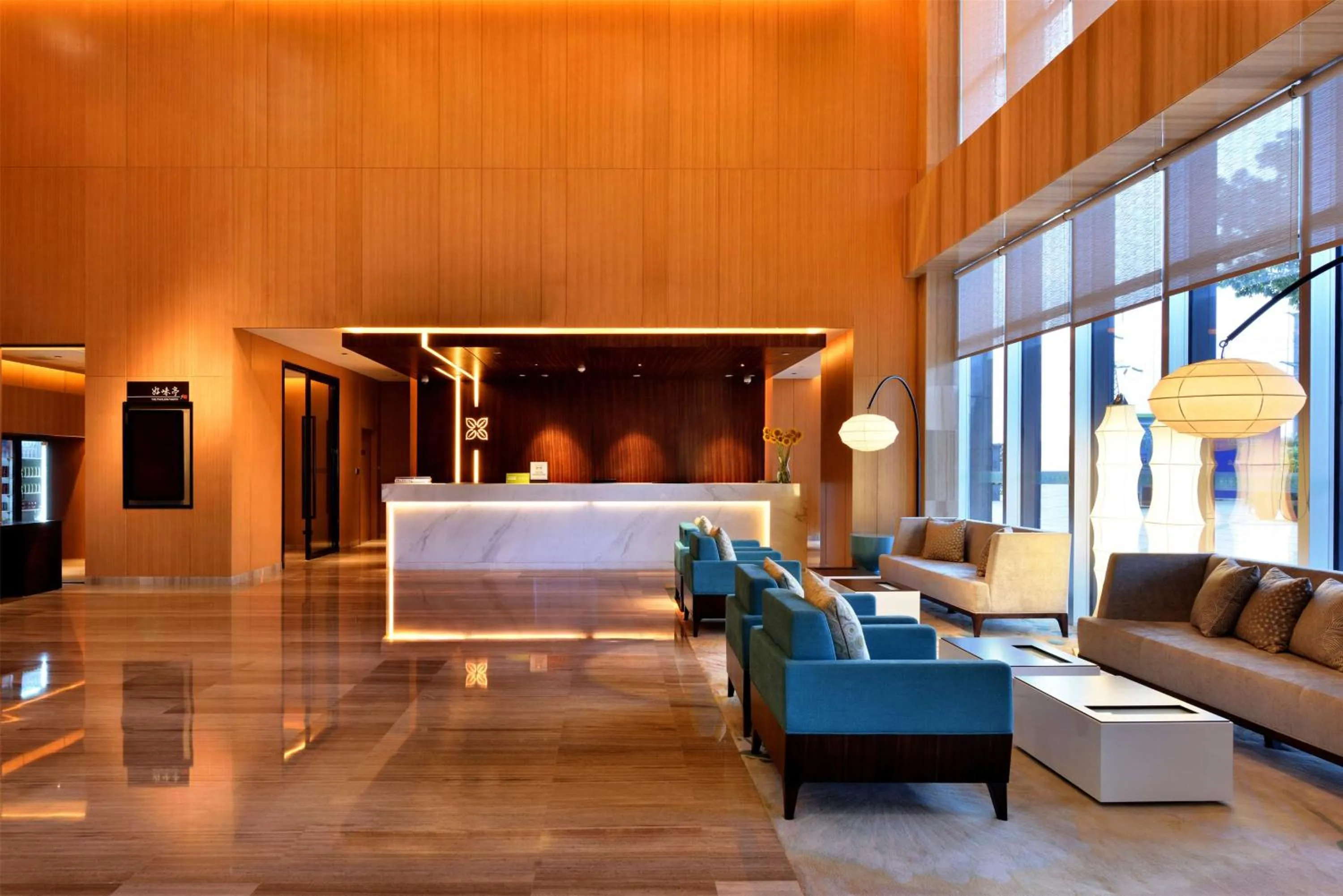 Lobby or reception in Hilton Garden Inn Chengdu Huayang