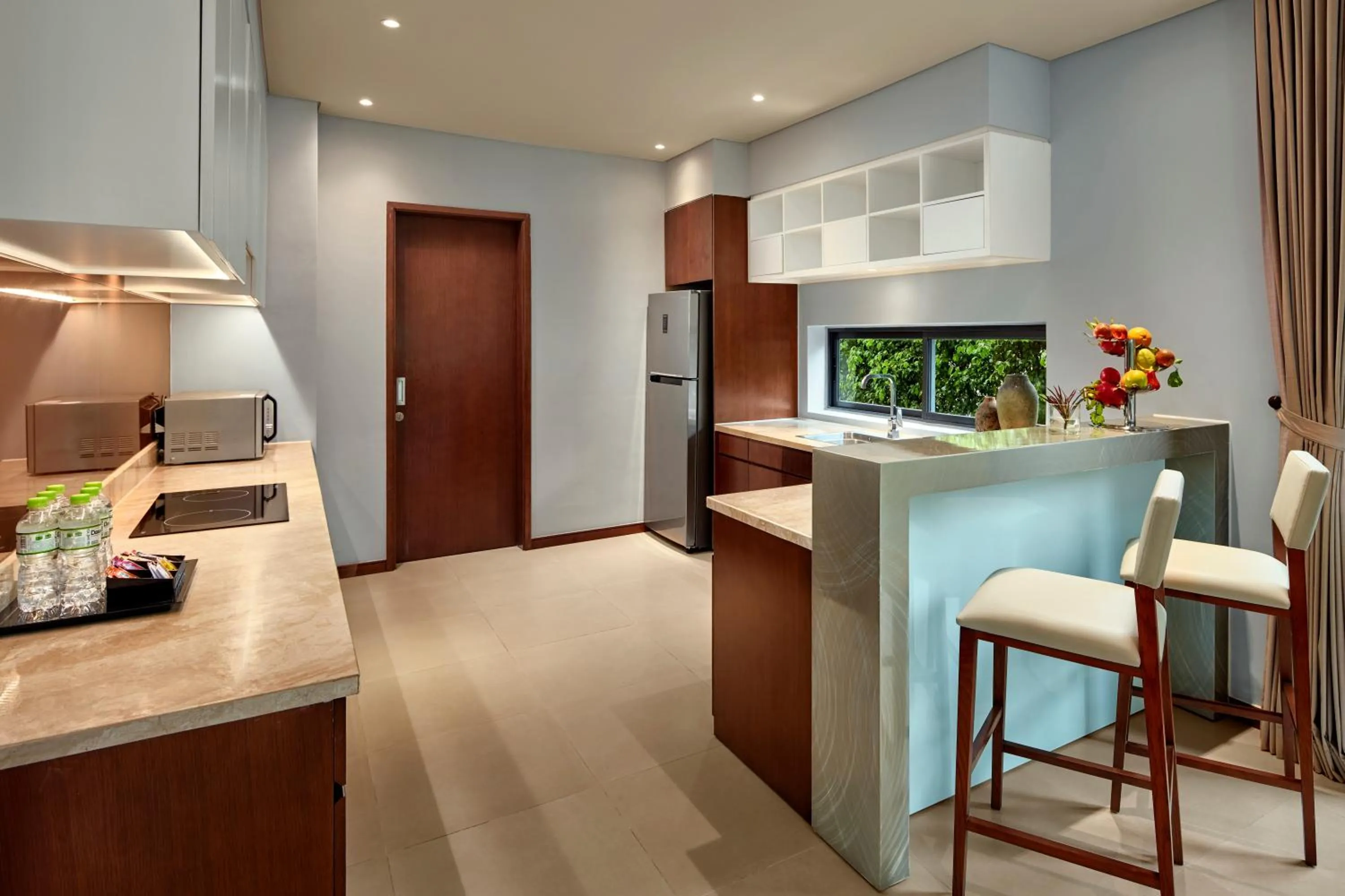 Kitchen or kitchenette in Best Western Premier Sonasea Villas Phu Quoc