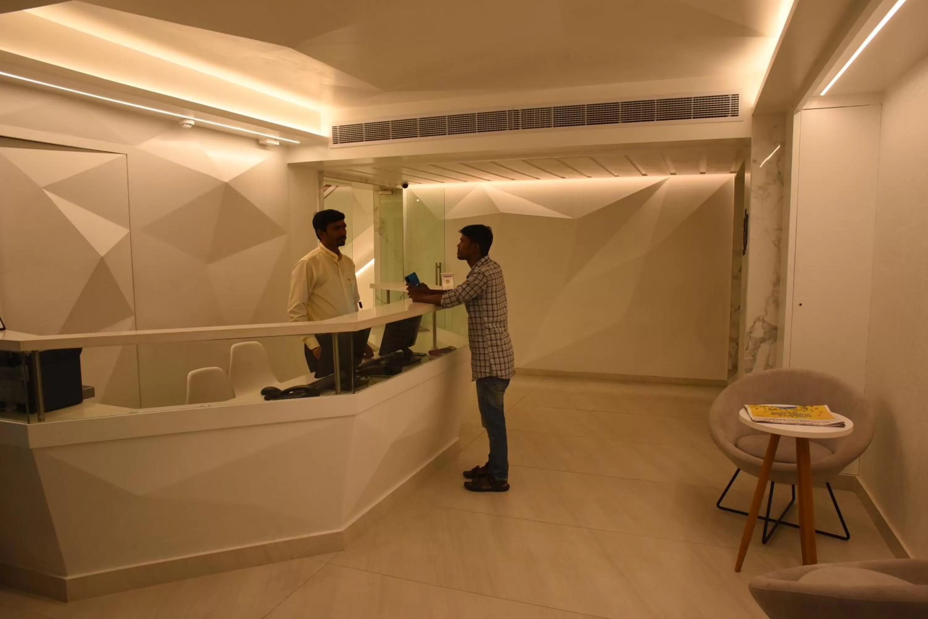 Lobby or reception in RATHNA RESIDENCY - Near US CONSULATE