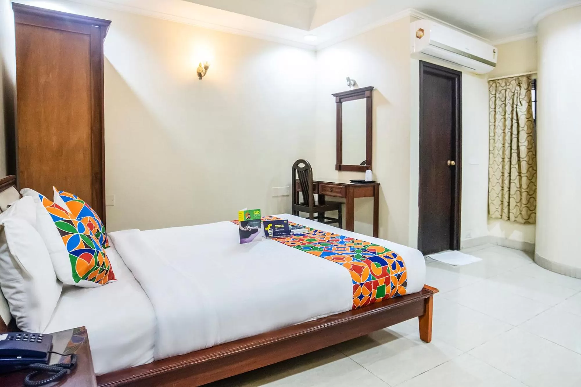 Bedroom, Bed in Fabhotel Blossoms Service Apartment - T Nagar