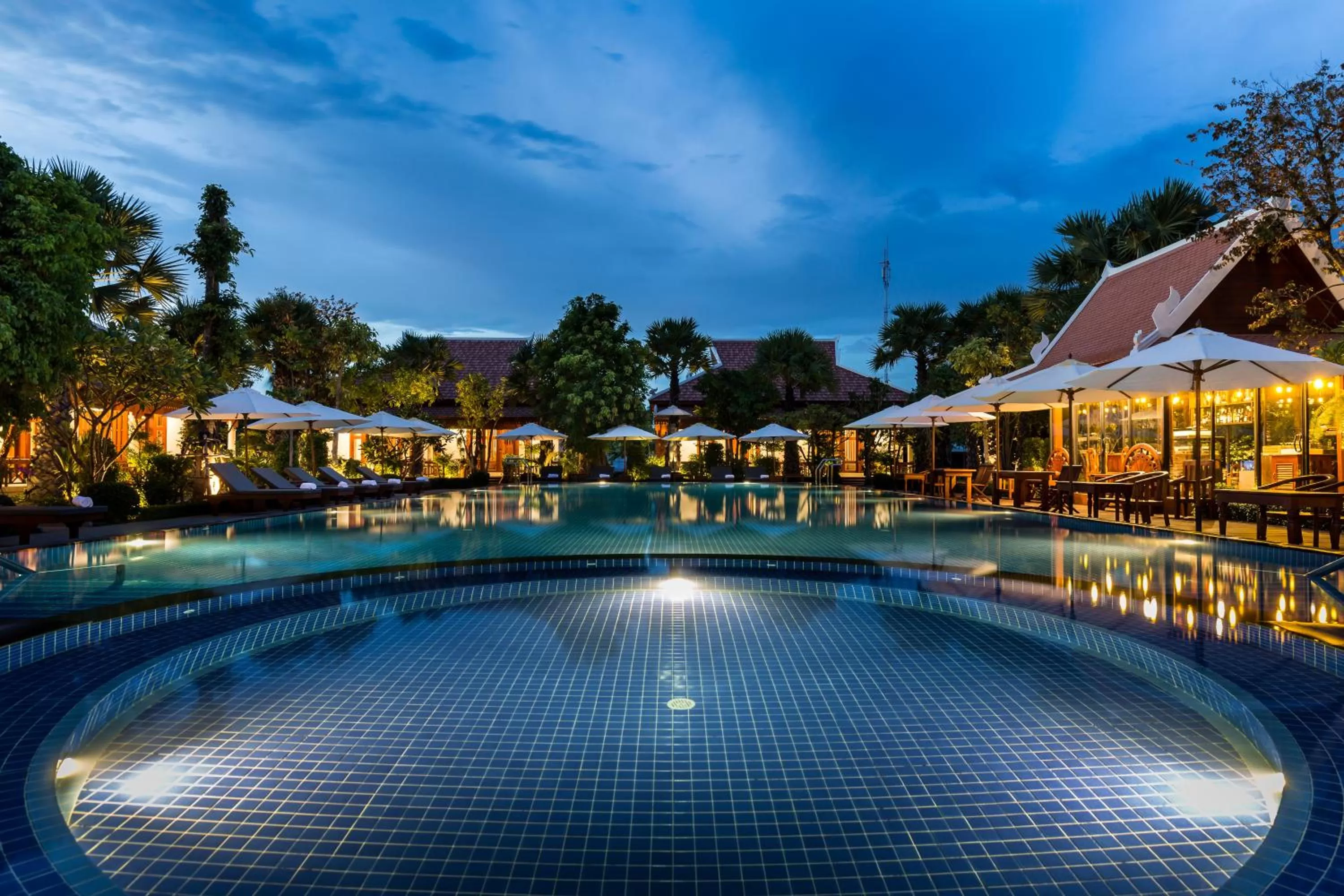 Pool view in Angkor Privilege Resort & Spa