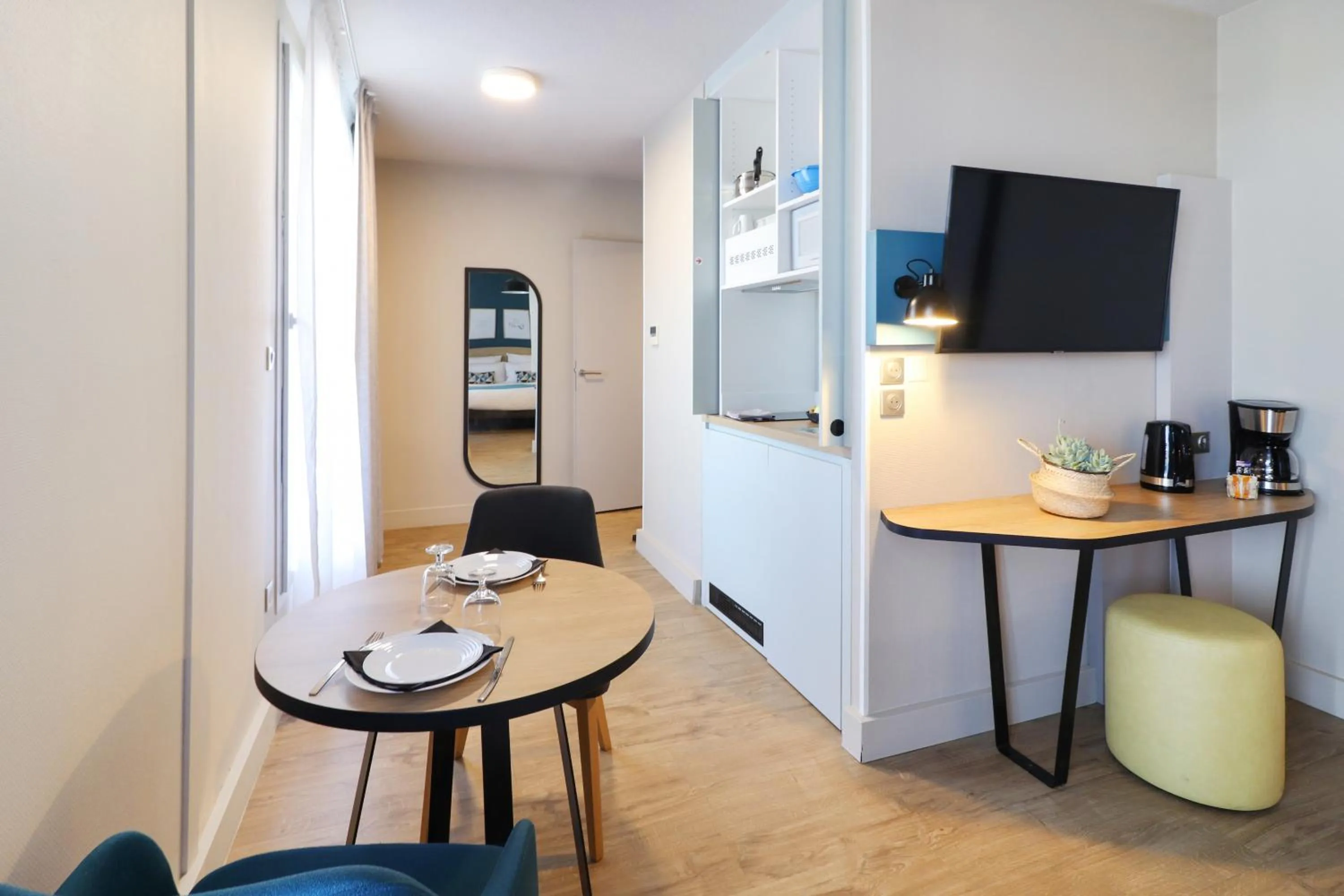 Seating area in Appart'City Confort Toulouse Diagora Labège