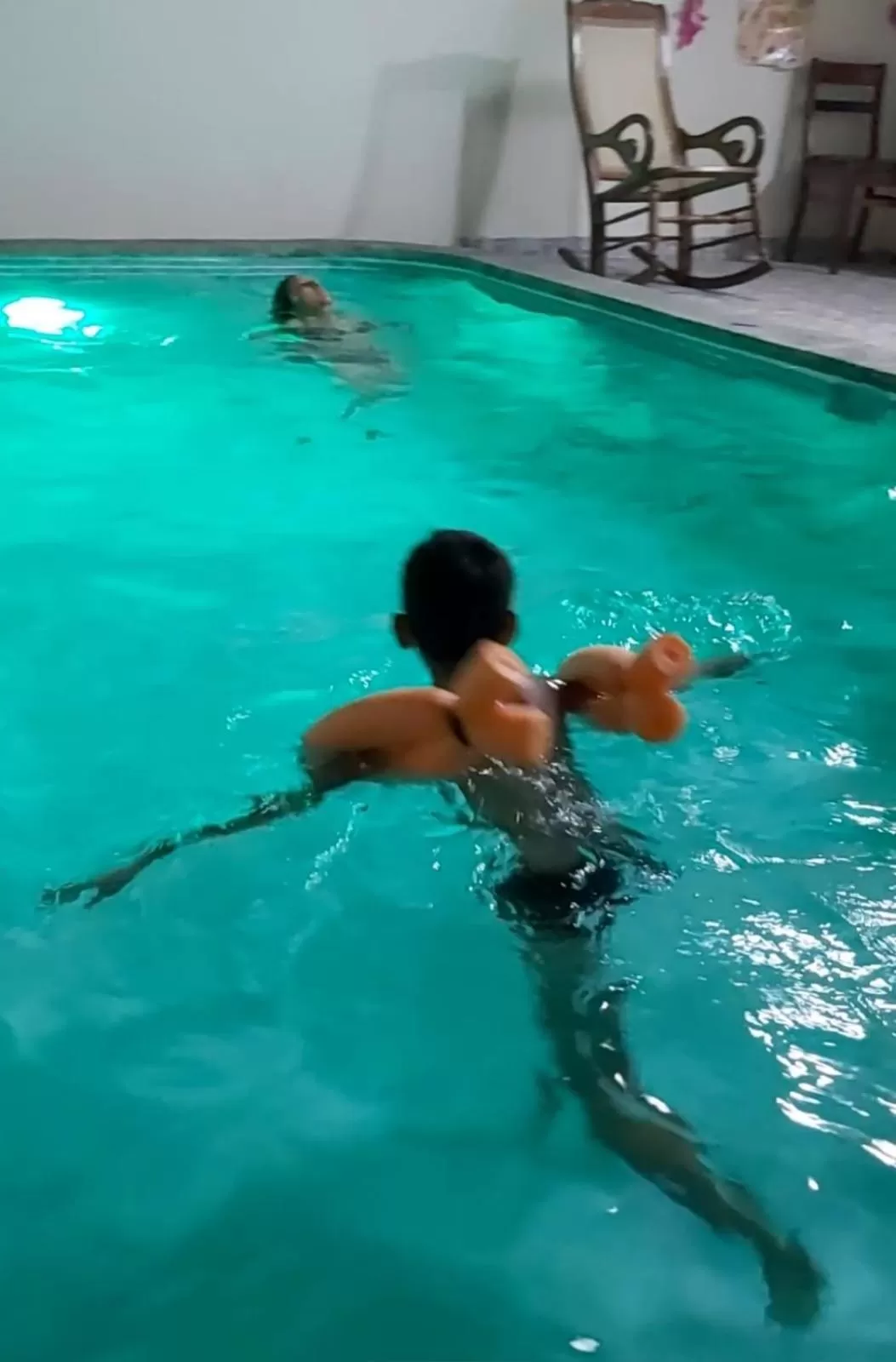 Swimming pool in Hotel Villa Angelo