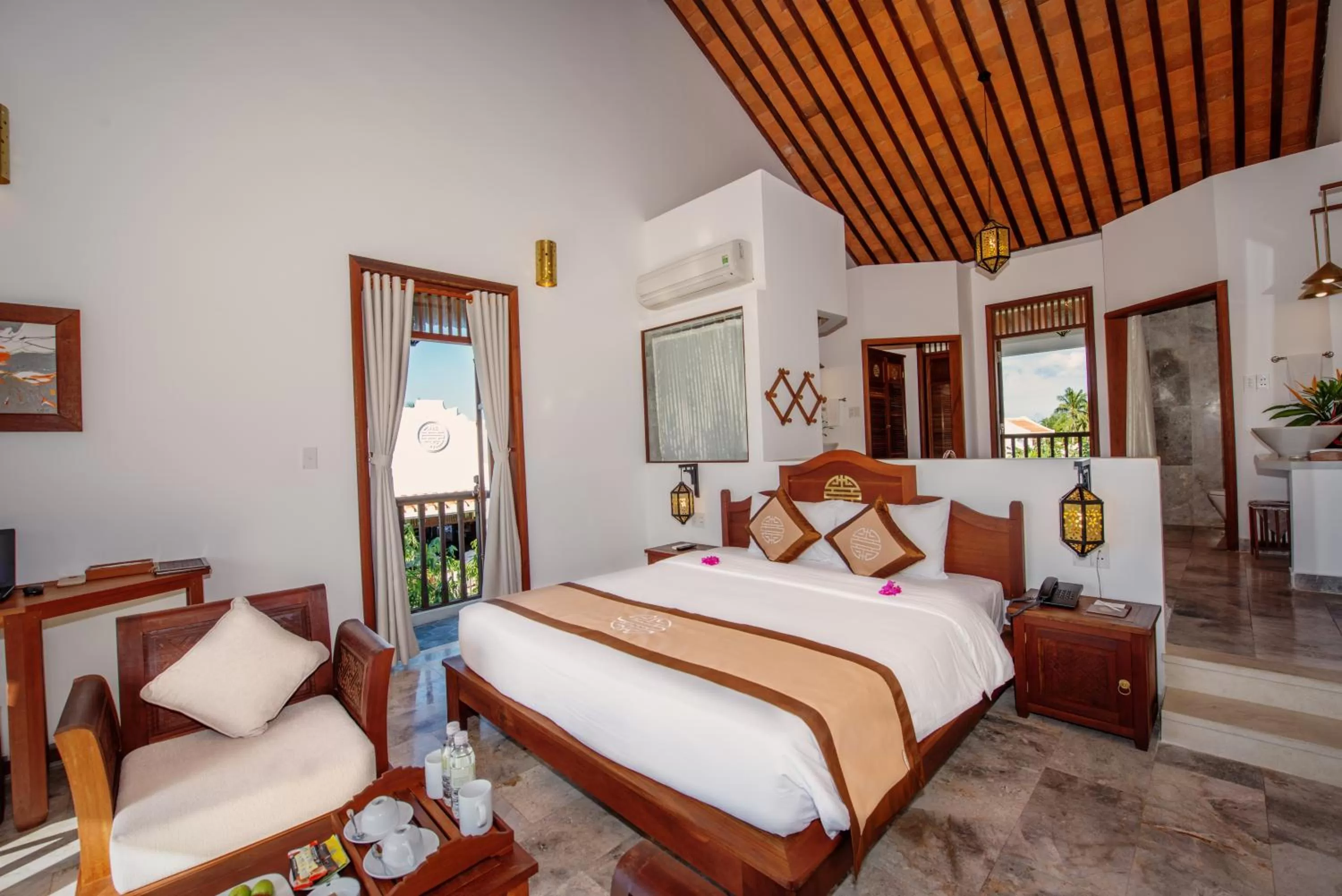 Bedroom in Legacy Hoi An Resort - formerly Ancient House Village Resort & Spa