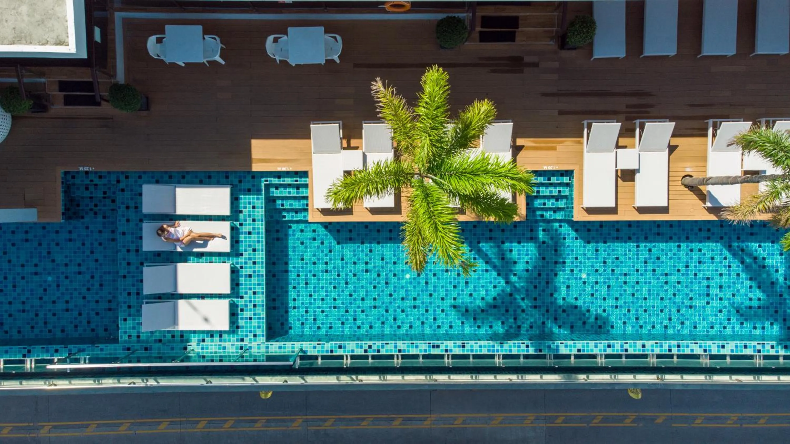 Bird's eye view in The Marina Phuket Hotel