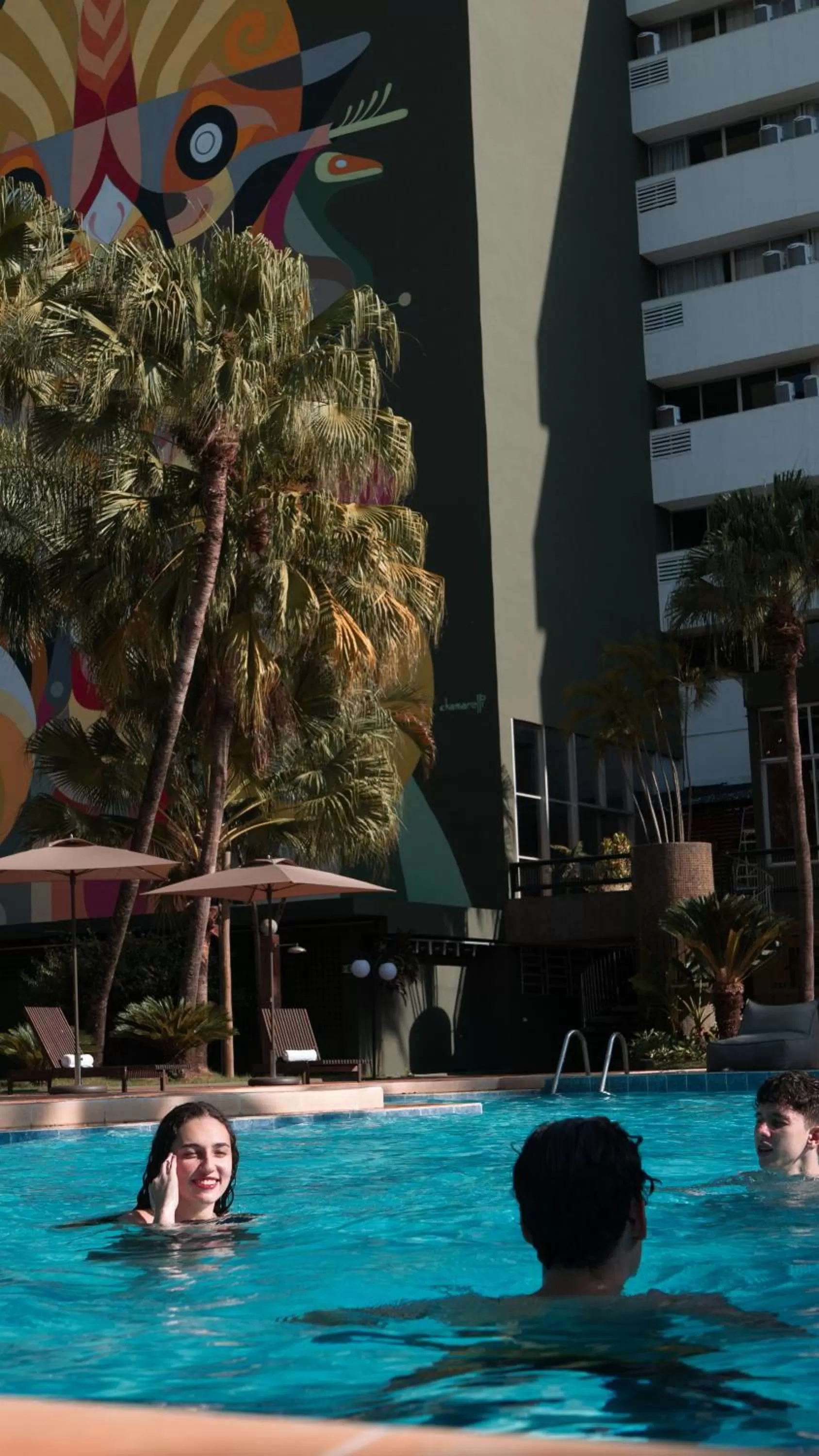 Pool view in Selina Foz