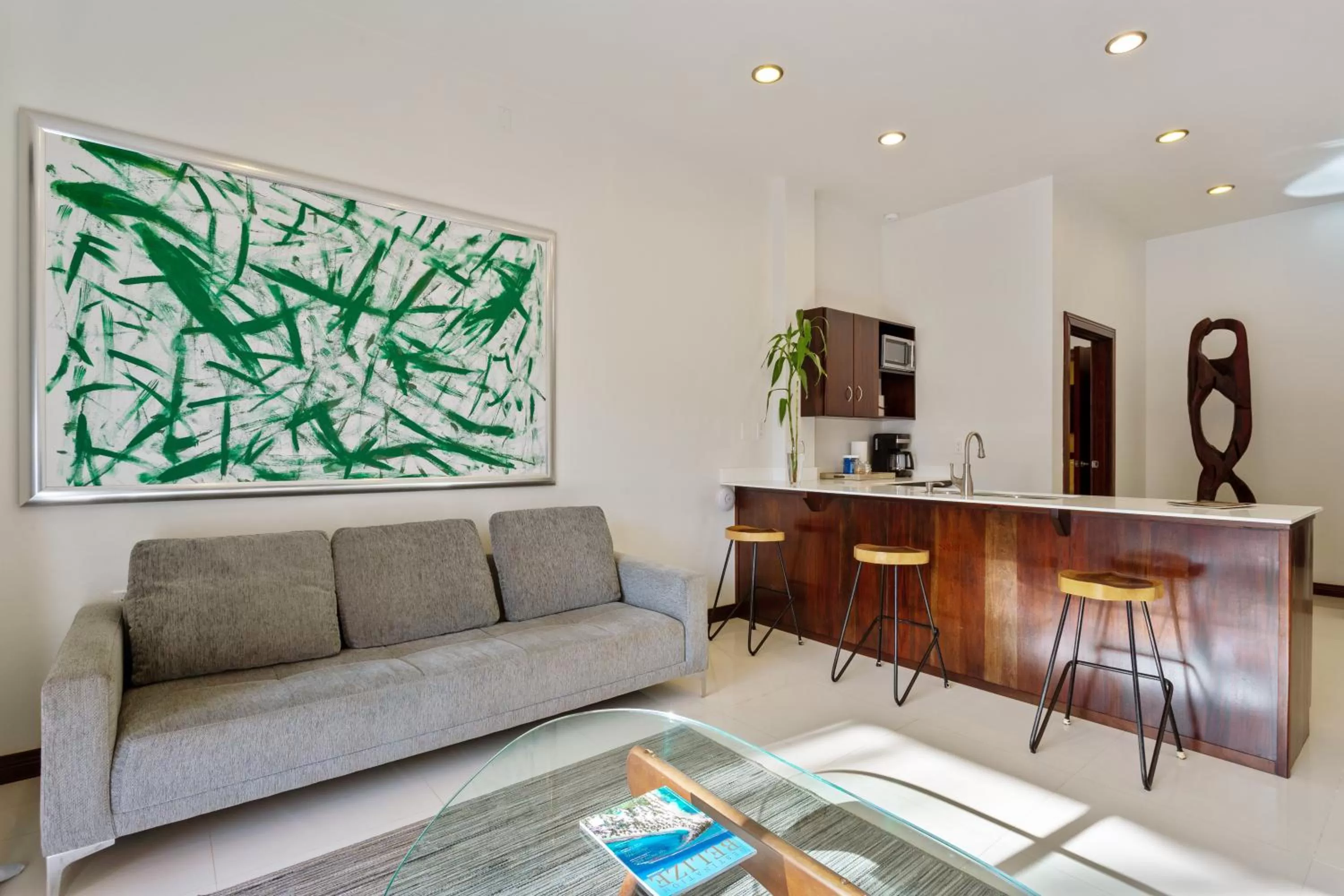 Kitchen or kitchenette in The Ellysian Boutique Hotel