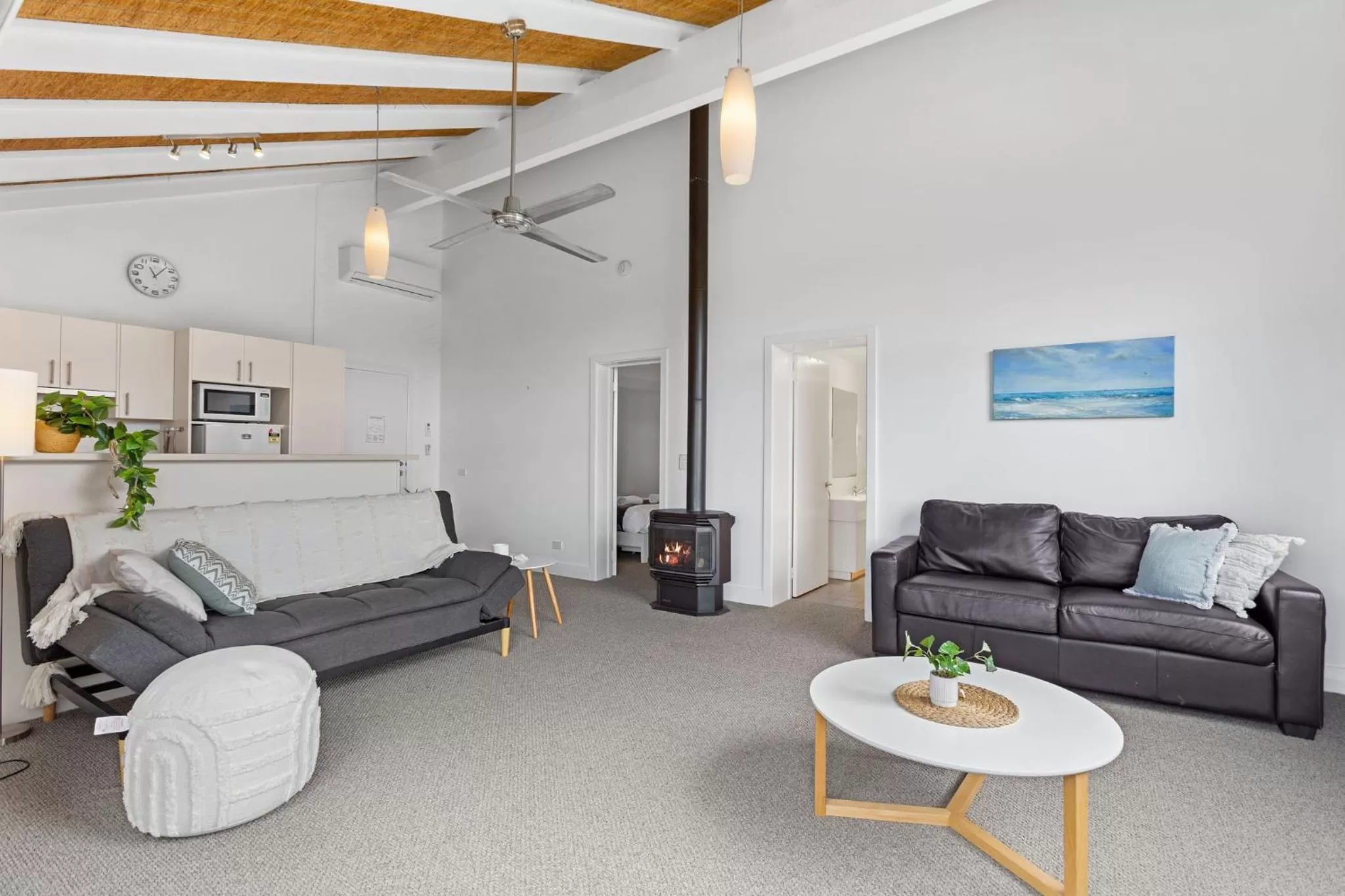 Seating Area in Whitecrest Eco Apartments Great Ocean Road