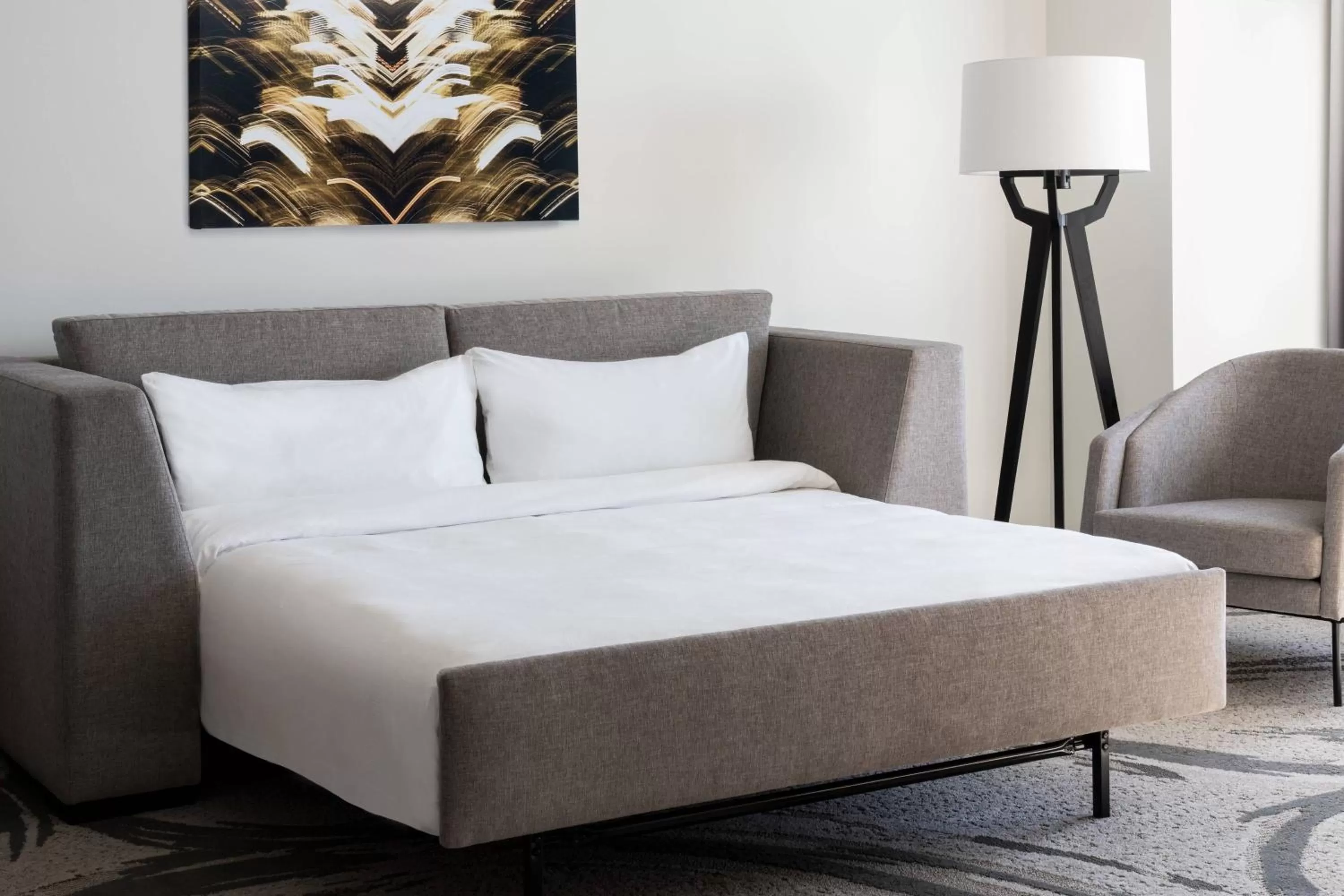 Photo of the whole room, Bed in JW Marriott Los Angeles L.A. LIVE