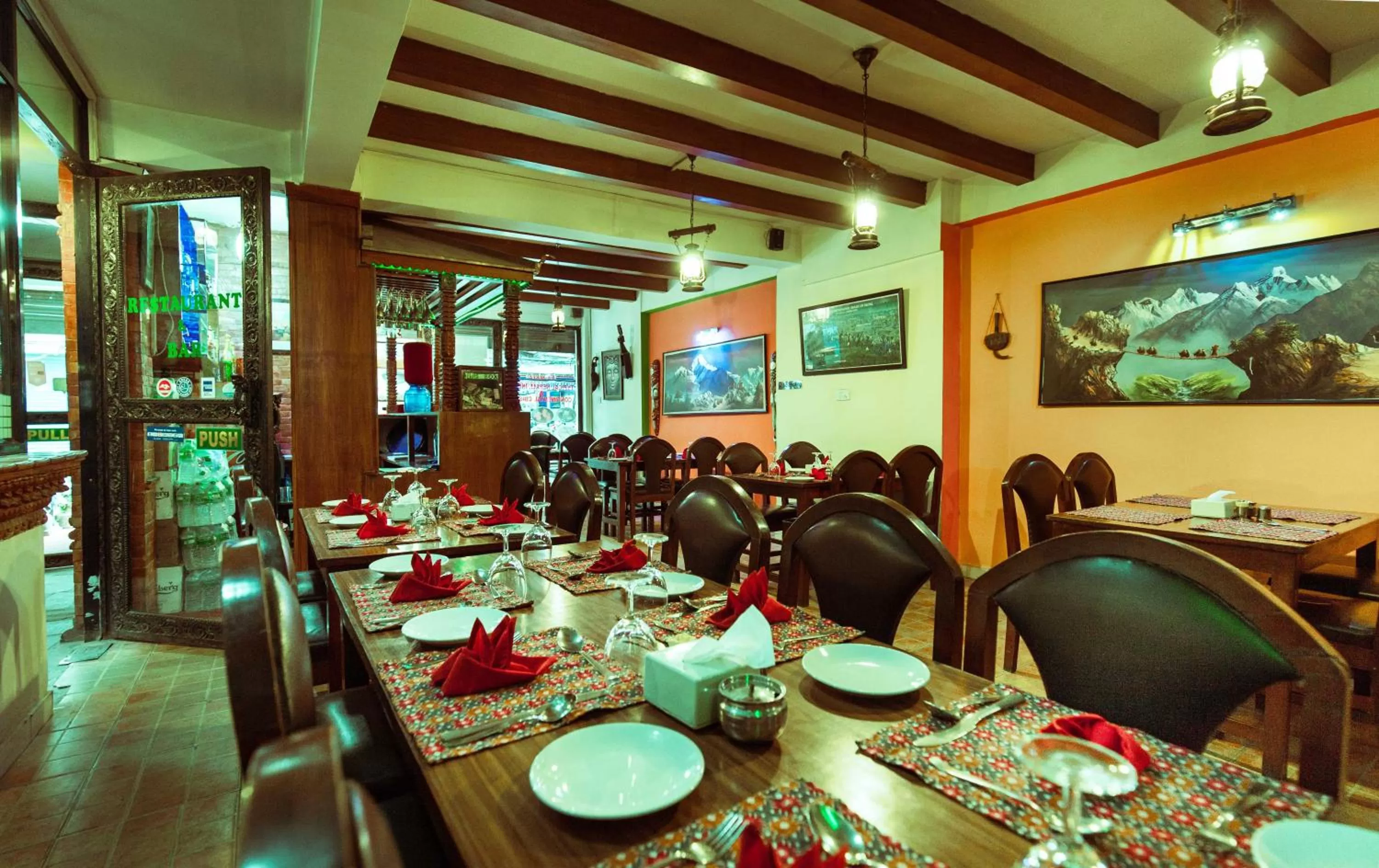 Restaurant/places to eat in Kathmandu Eco Hotel
