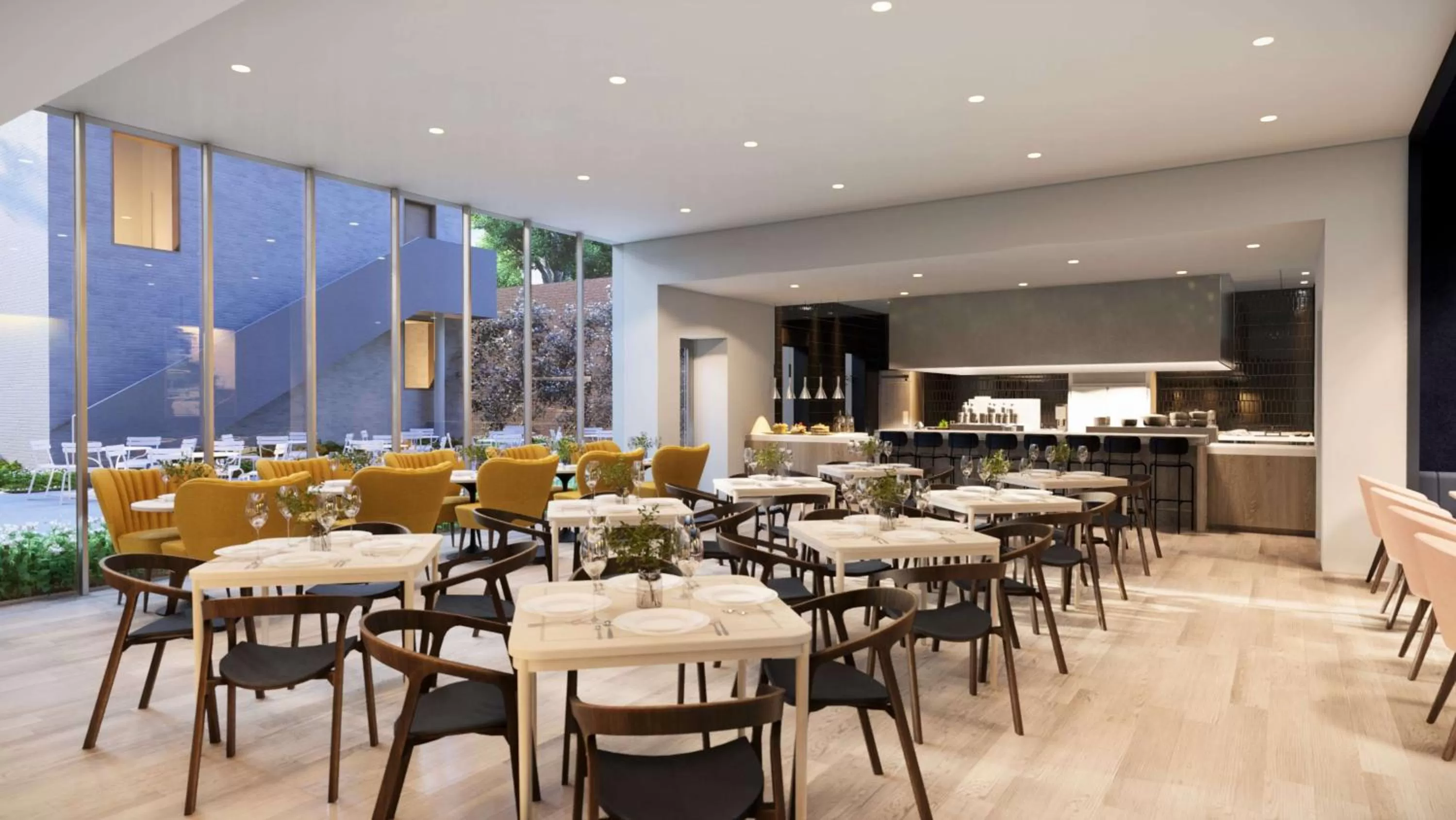 Restaurant/Places to Eat in Quirk Hotel Charlottesville