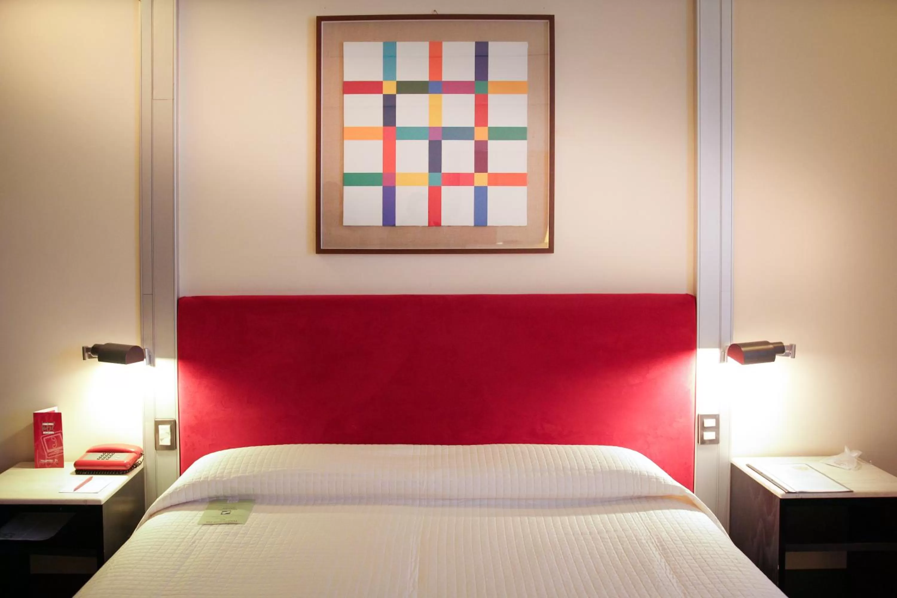 Bed in Art Hotel Museo