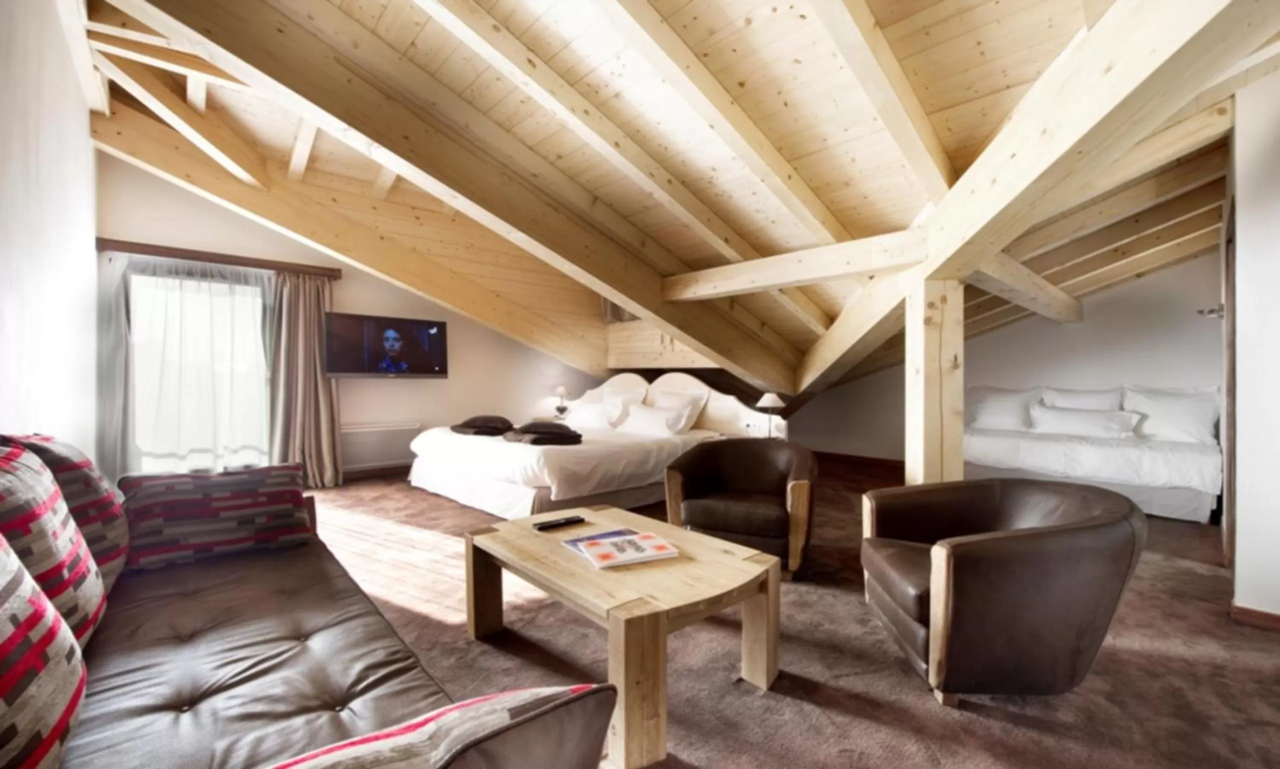 Bedroom in Auberge de Savoie