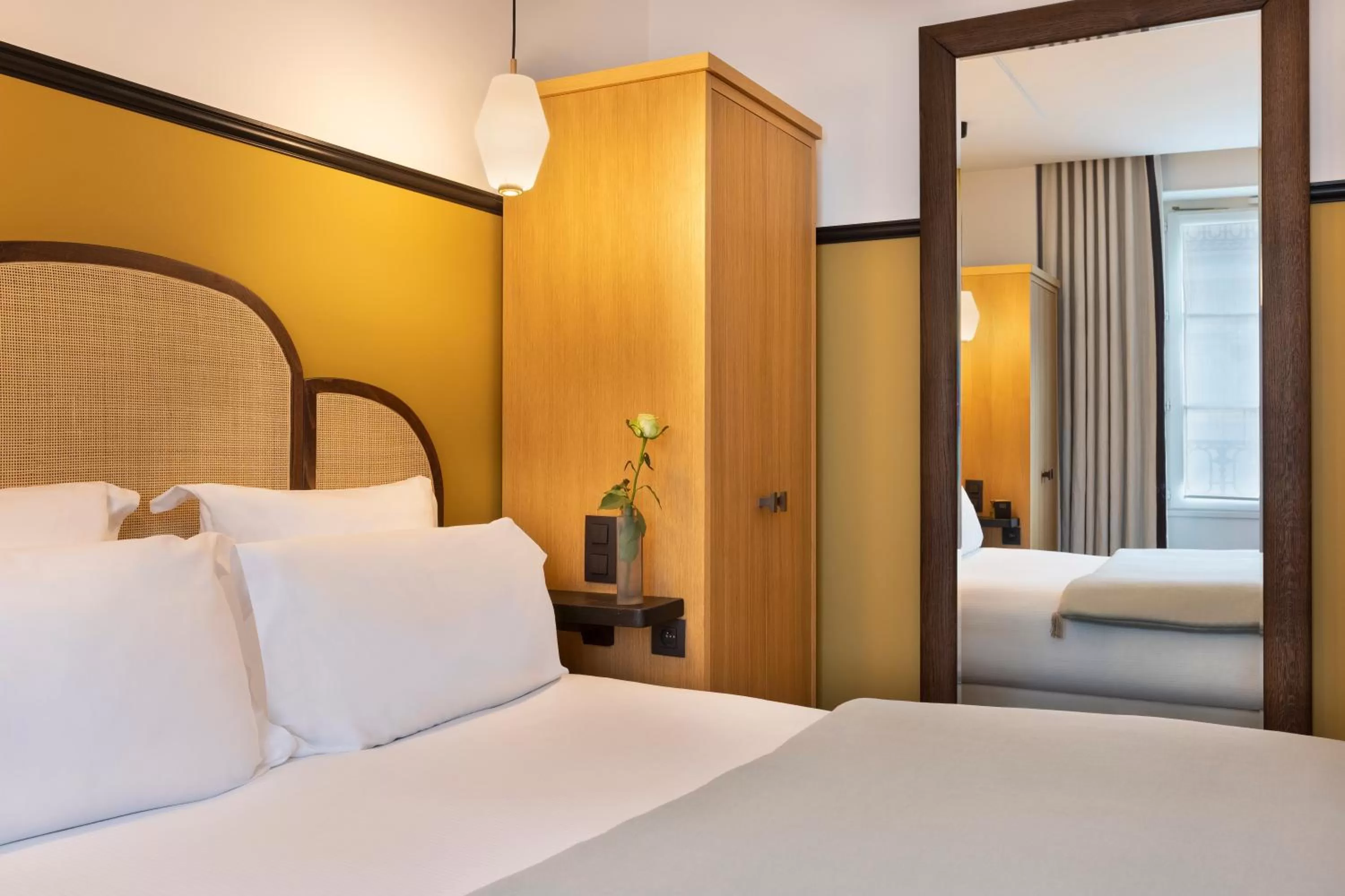 Bed in The Chess Hotel