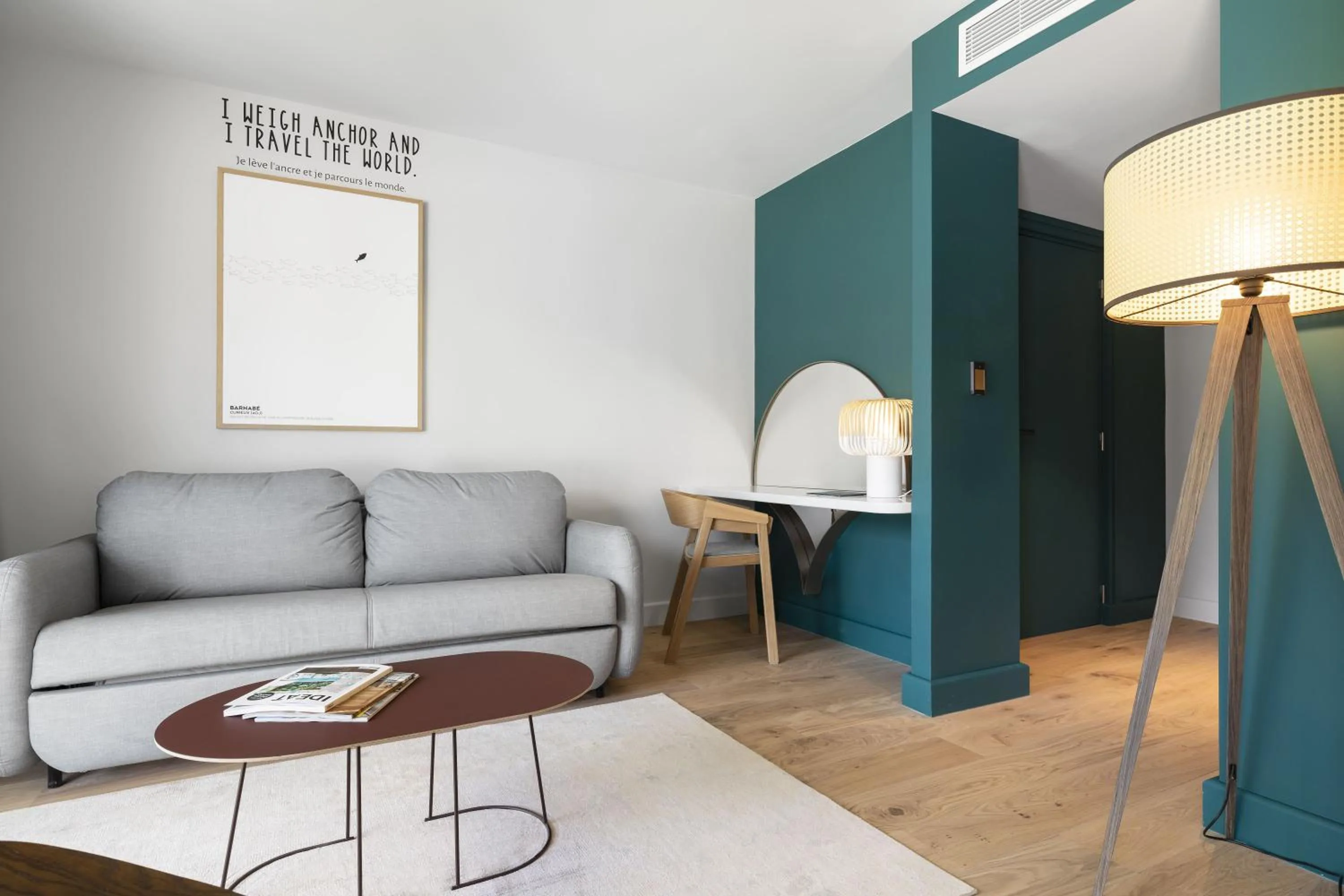 Seating area in Black Bass Hotel