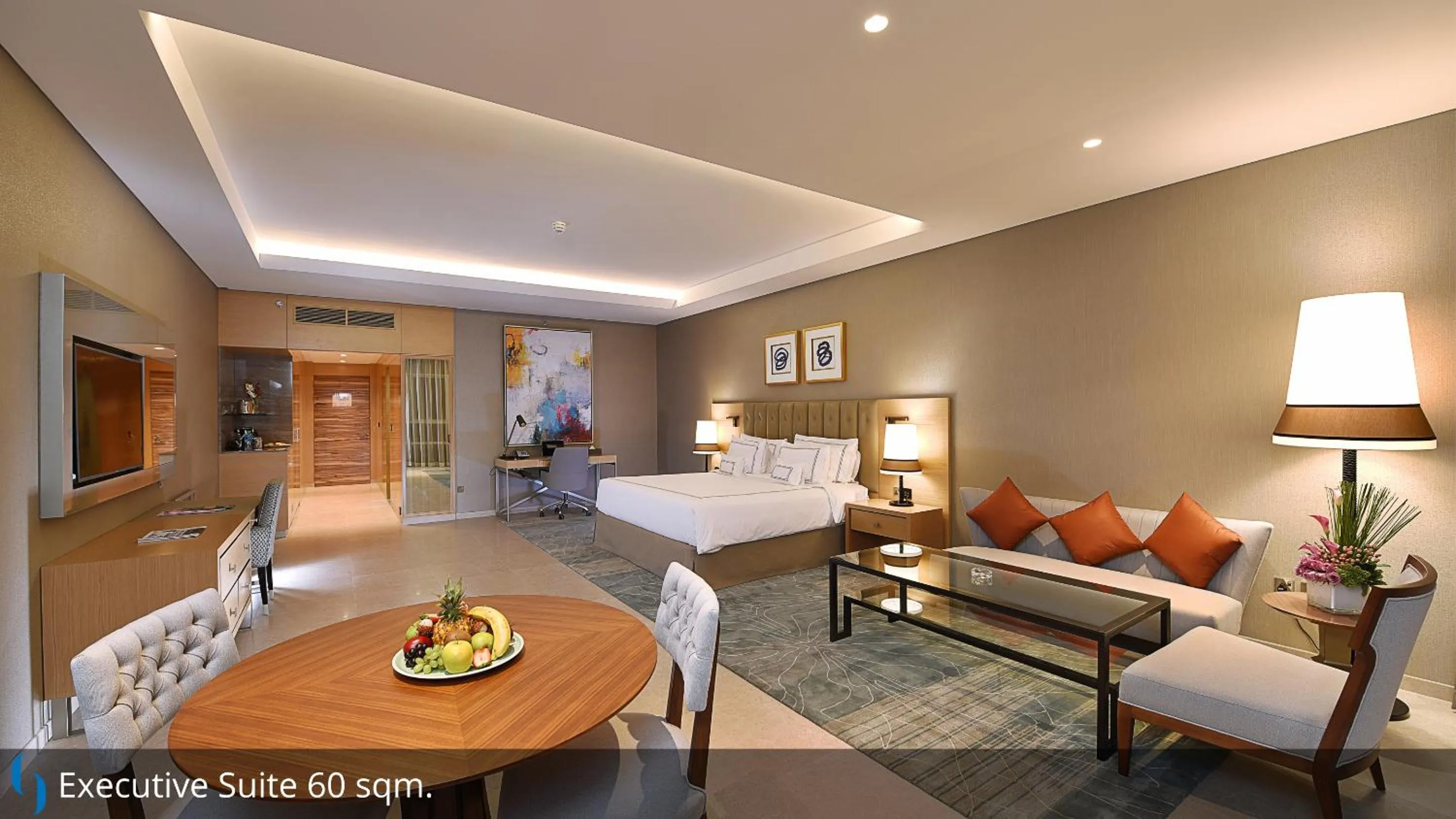 Executive Suite - Complimentary Luxury Transfers to Kite Beach and Mall of Emirates in Grand Cosmopolitan Hotel