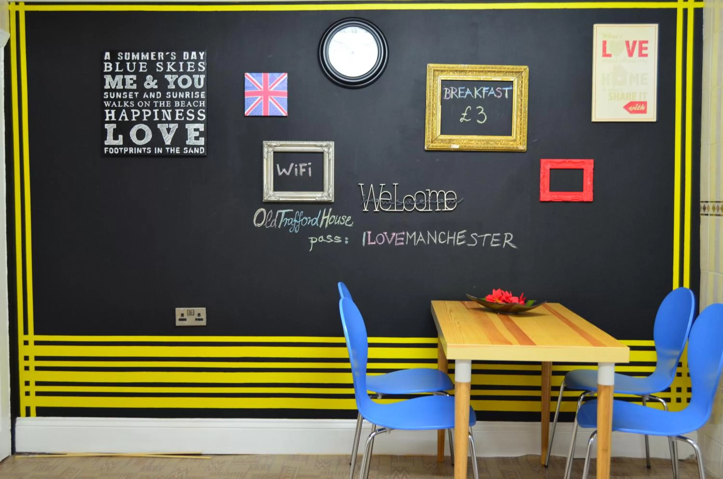 Decorative detail in Old Trafford Guest House